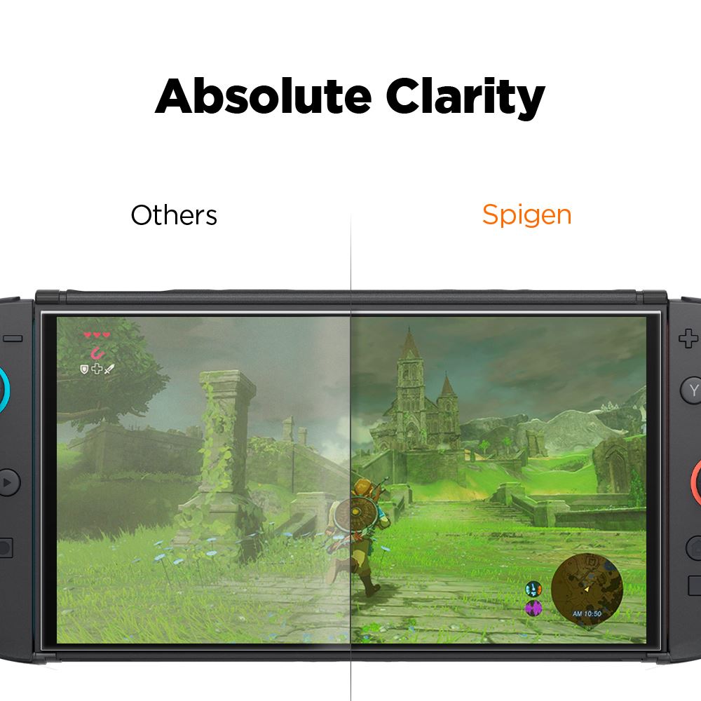 Spigen Glass tR Slim HD 2 Pack - Nintendo Switch 2 (6)