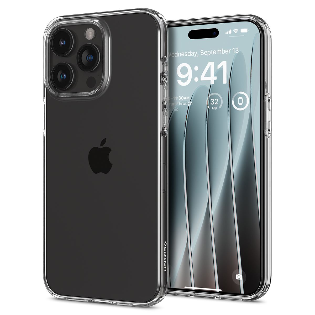 Spigen Crystal Flex, crystal clear - iPhone 15 Pro Max (1)