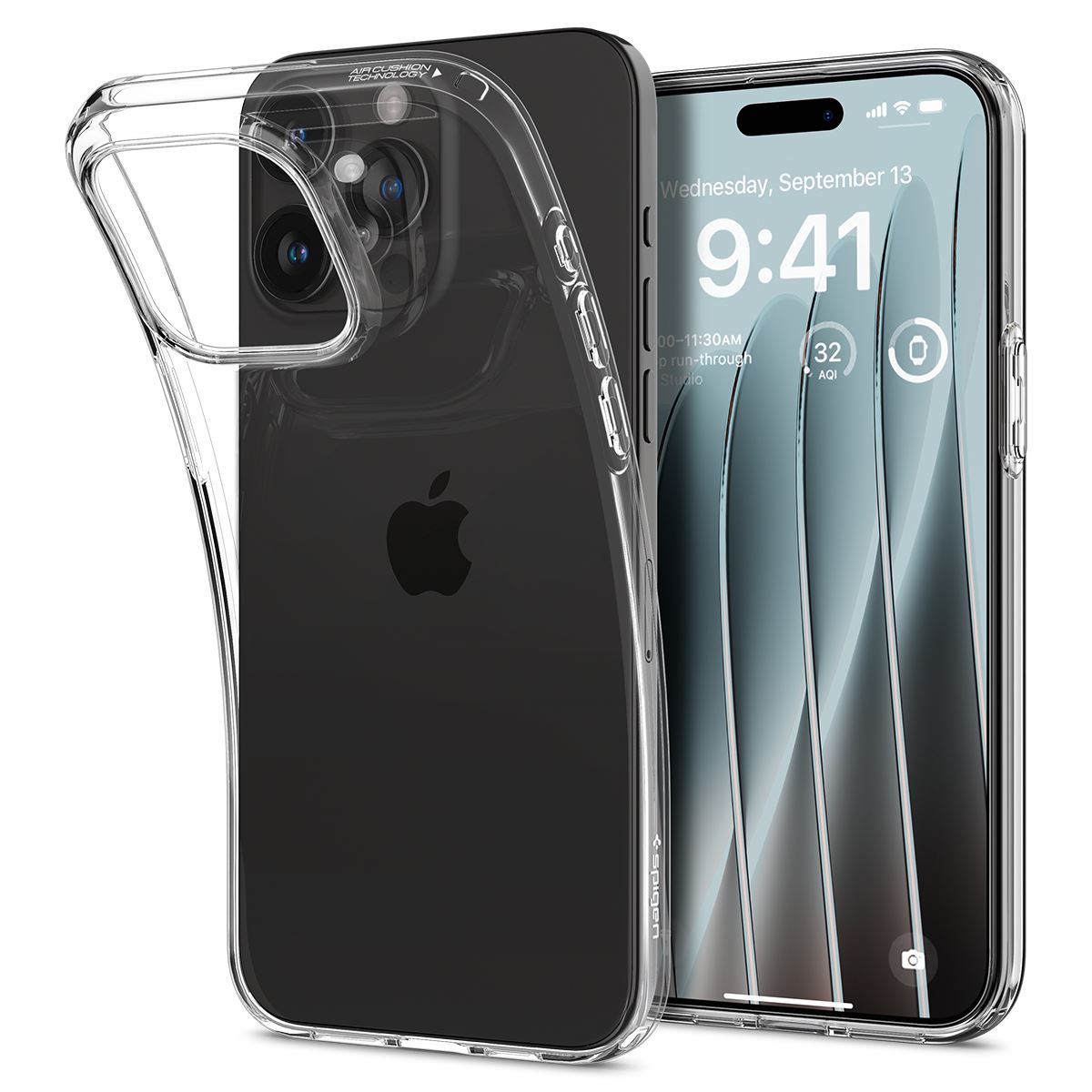 Spigen Crystal Flex, crystal clear - iPhone 15 Pro Max (12)