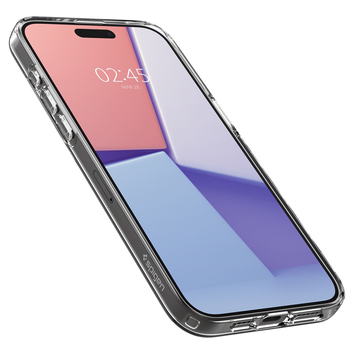 Spigen Crystal Flex, crystal clear - iPhone 15 Pro Max (7)