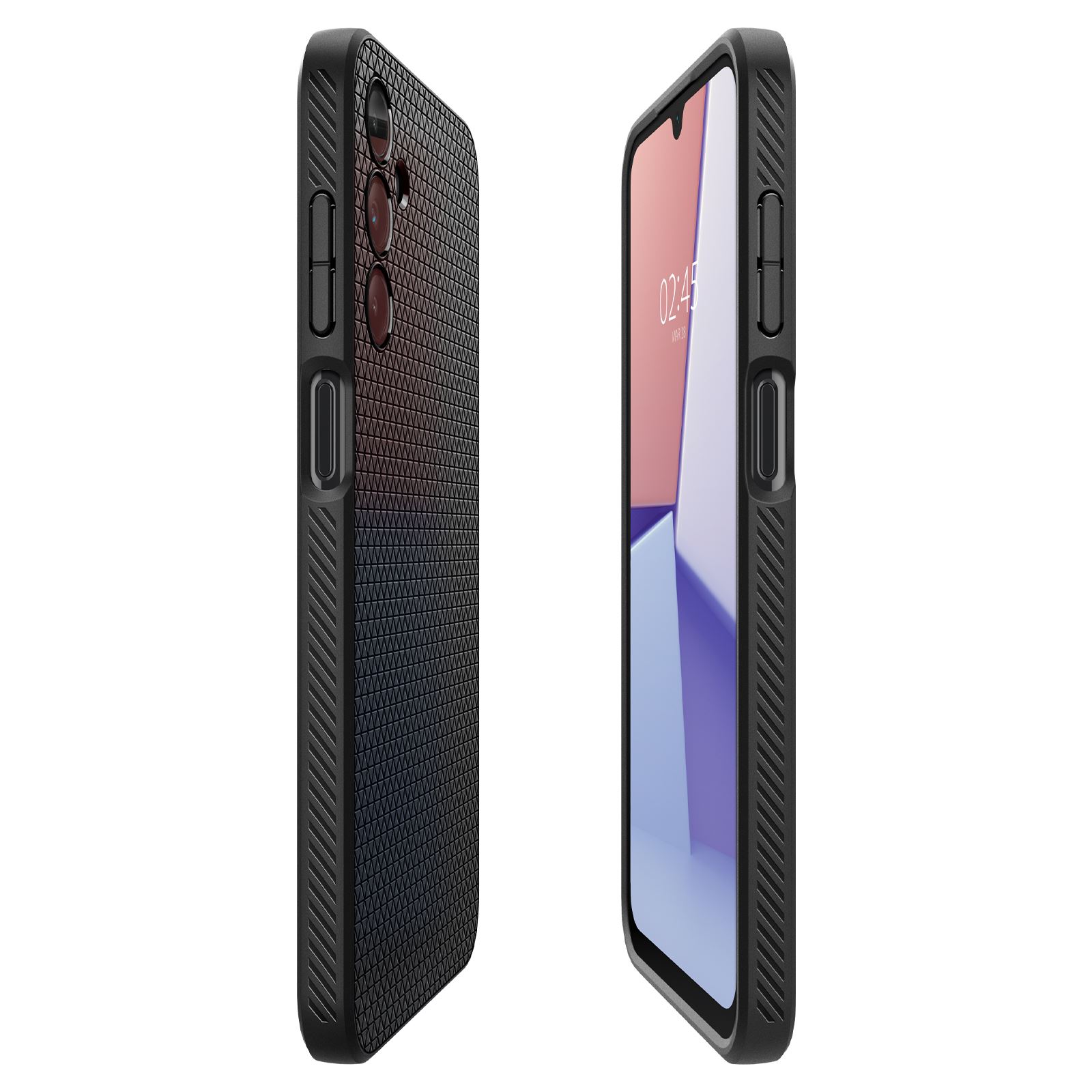 Spigen Liquid Air, matte black - Samsung Galaxy A15/A15 5G (10)