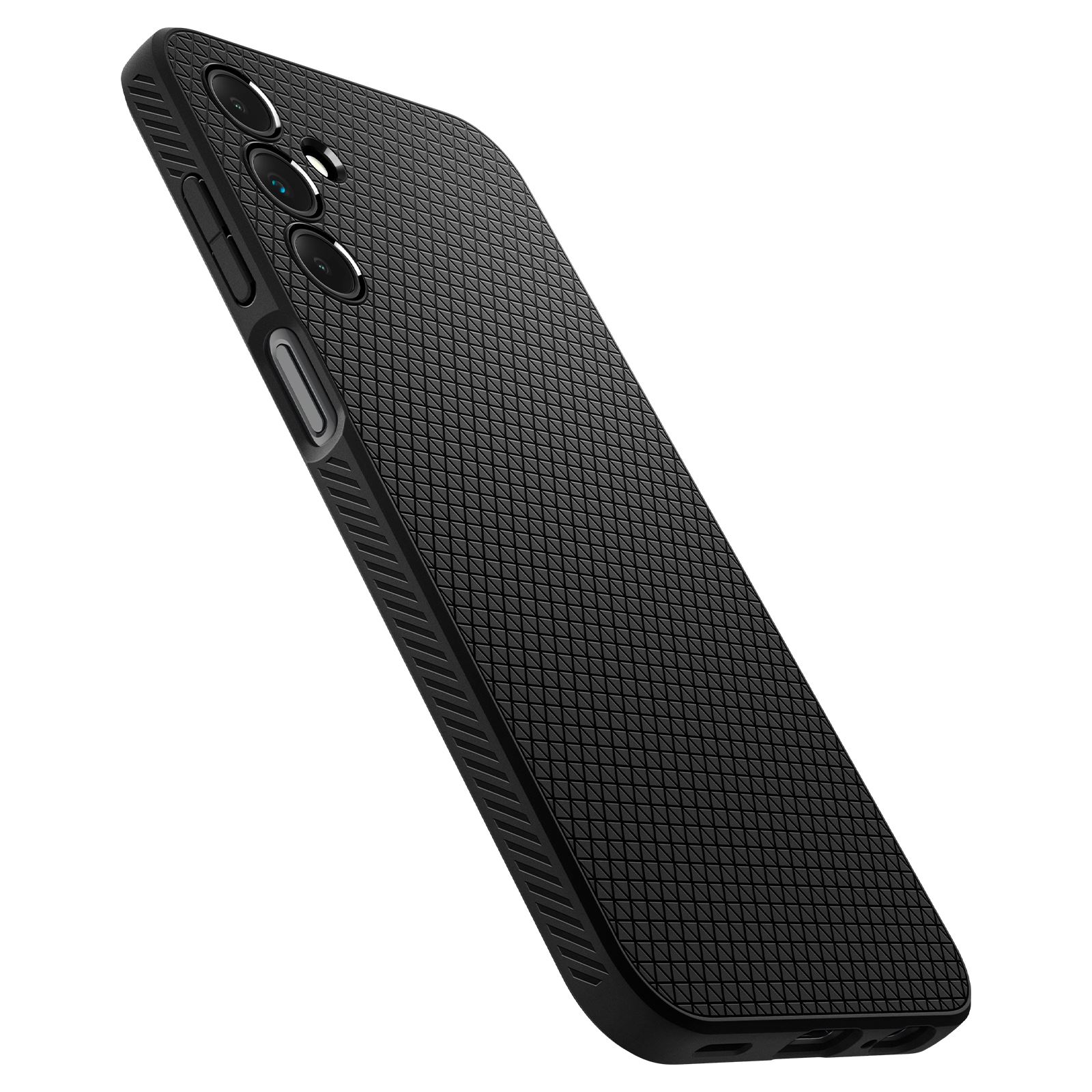 Spigen Liquid Air, matte black - Samsung Galaxy A15/A15 5G (11)