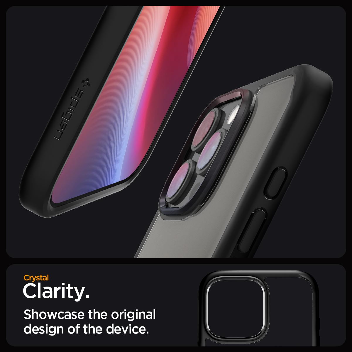Spigen Ultra Hybrid, matte black - iPhone 16 Pro Max (10)