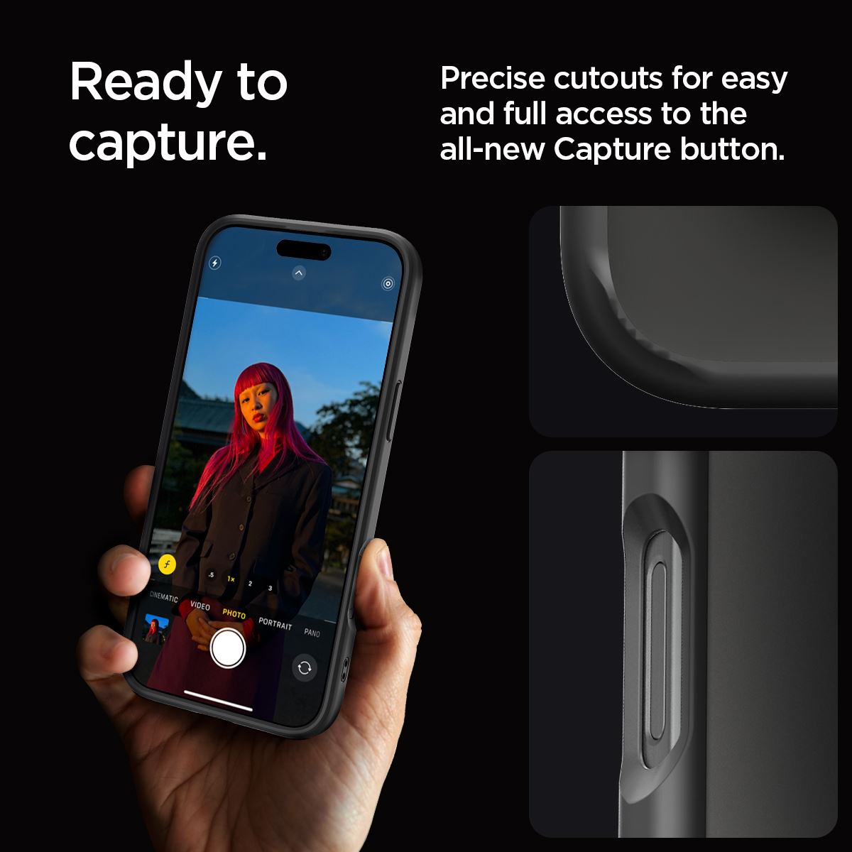 Spigen Ultra Hybrid, matte black - iPhone 16 Pro Max (11)