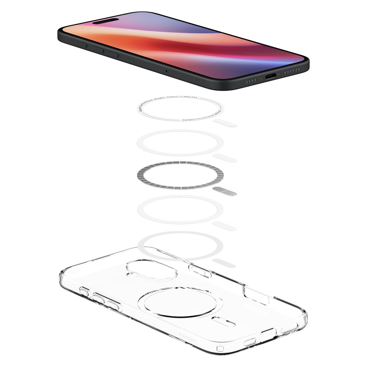 Spigen Crystal Flex MagSafe, crystal clear - iPhone 16 (5)
