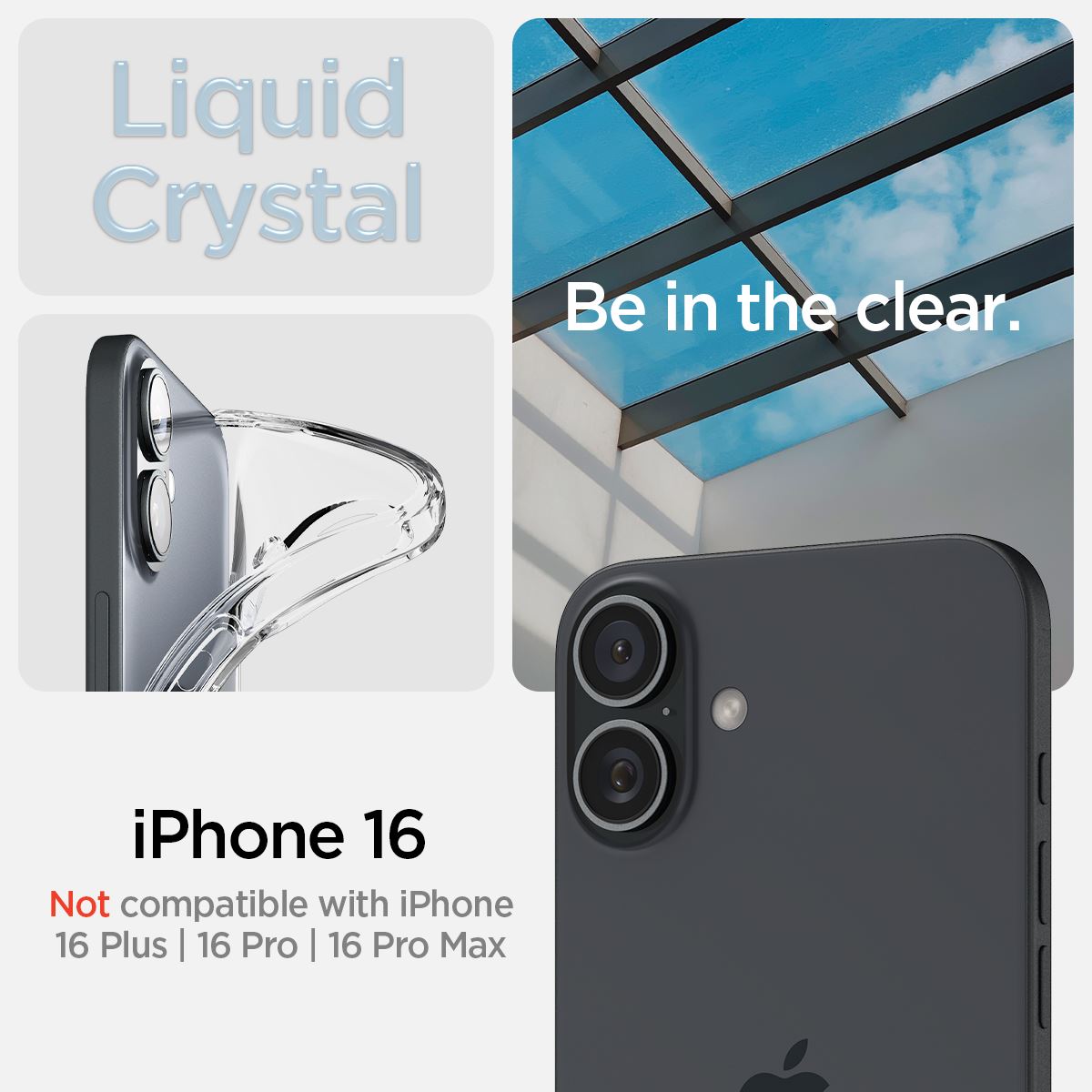 Spigen Crystal Flex MagSafe, crystal clear - iPhone 16 (9)