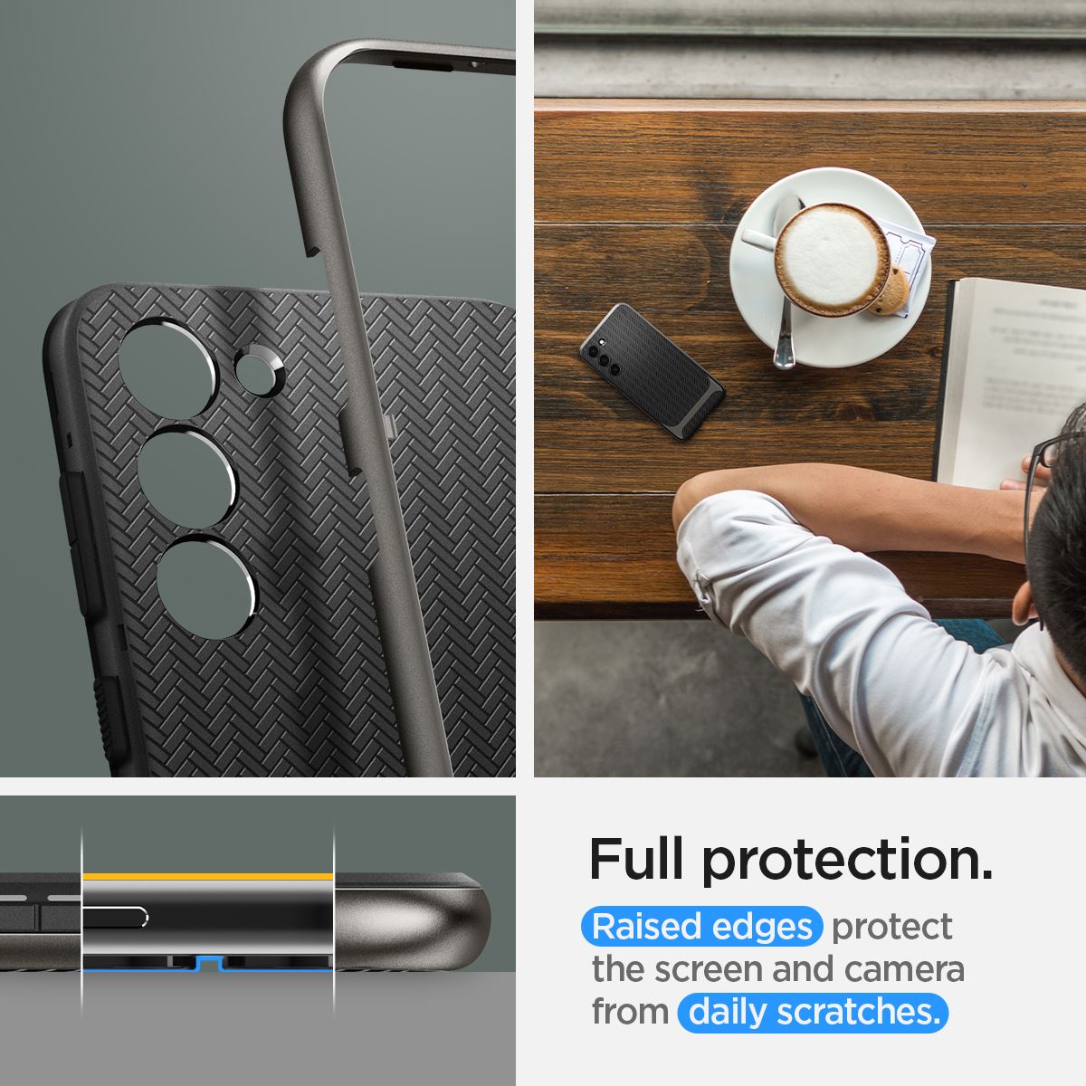 Spigen Neo Hybrid, gunmetal - Samsung Galaxy S23 (14)