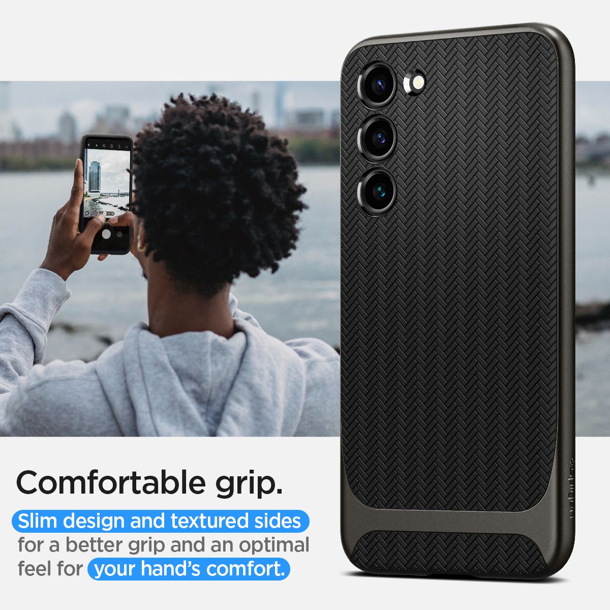 Spigen Neo Hybrid, gunmetal - Samsung Galaxy S23 (15)