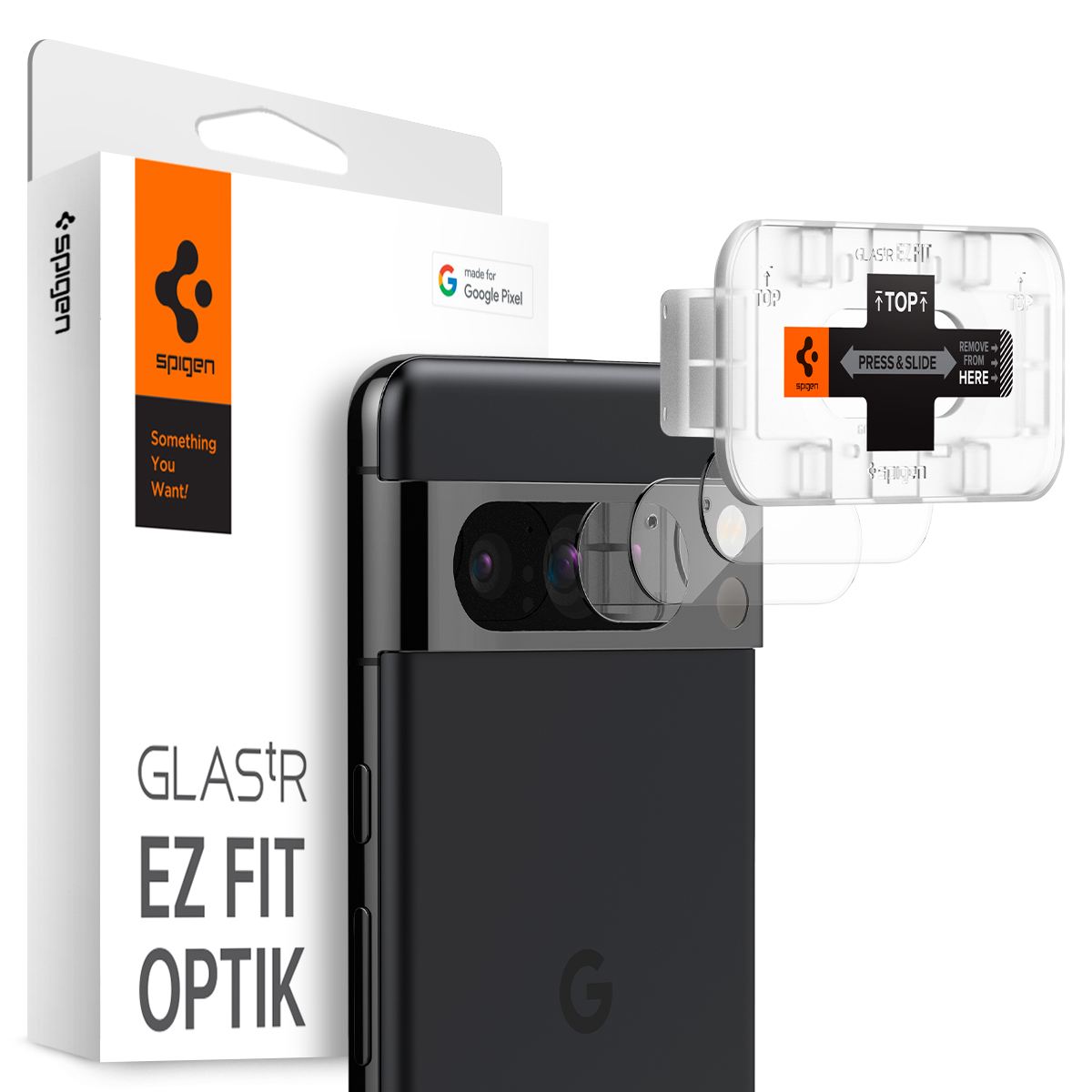 Spigen Glass tR EZ Fit Optik 2 Pack, crystal clear - Google Pixel 8 Pro