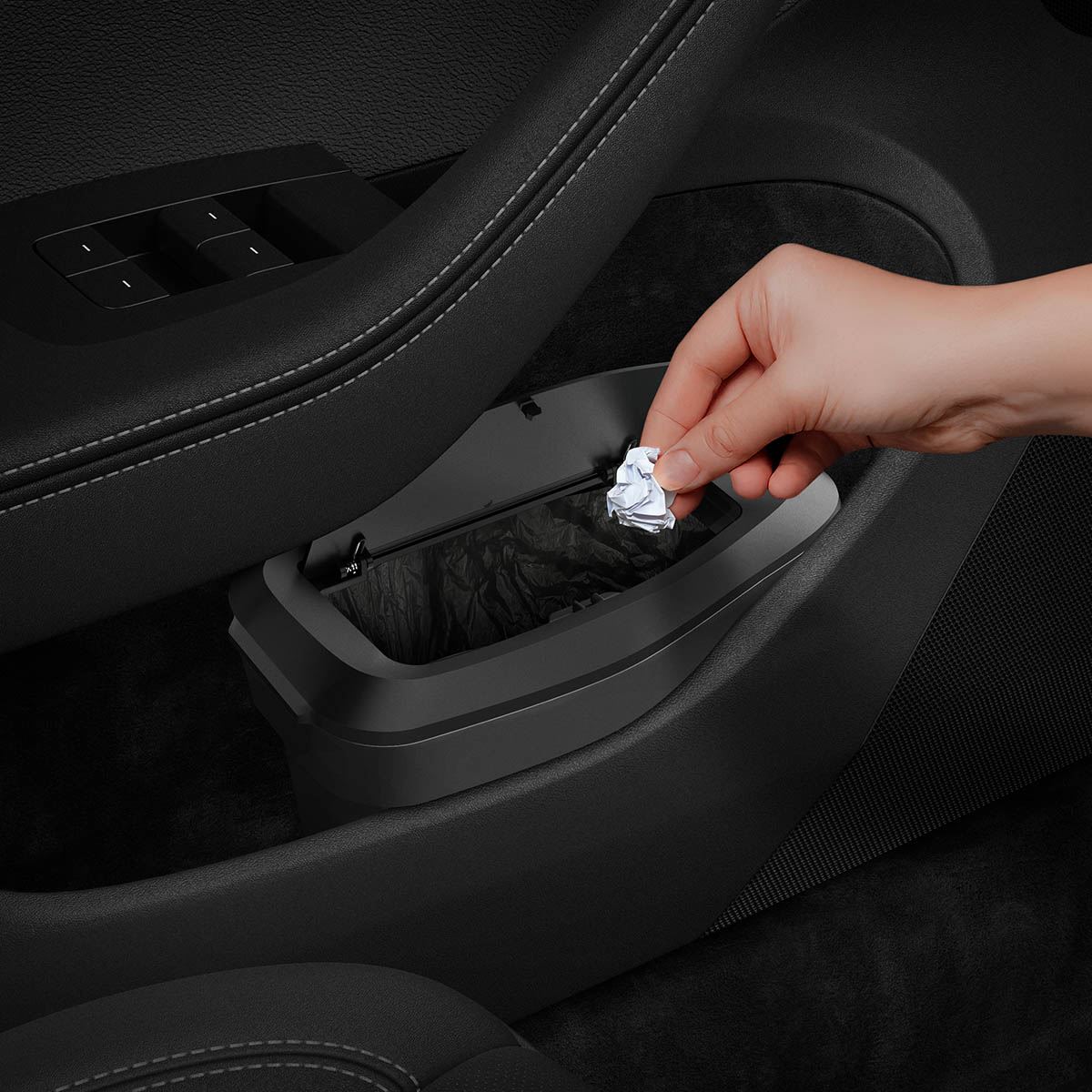 Spigen Tesla Car Trash Can, black - Tesla Model 3 (2024) (3)
