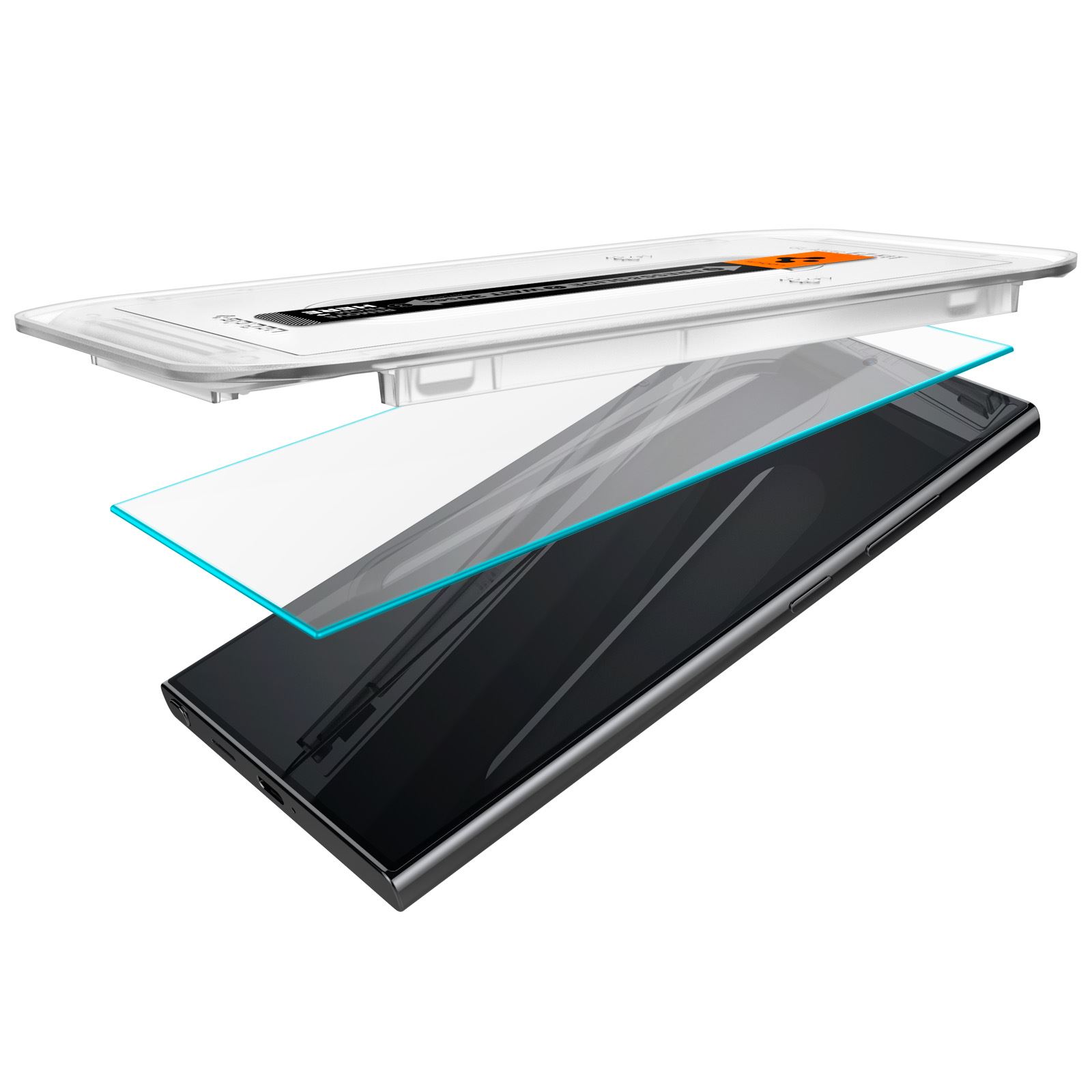 Spigen Glass tR EZ Fit HD Transparency 2 Pack - Samsung Galaxy S24 Ultra (5)