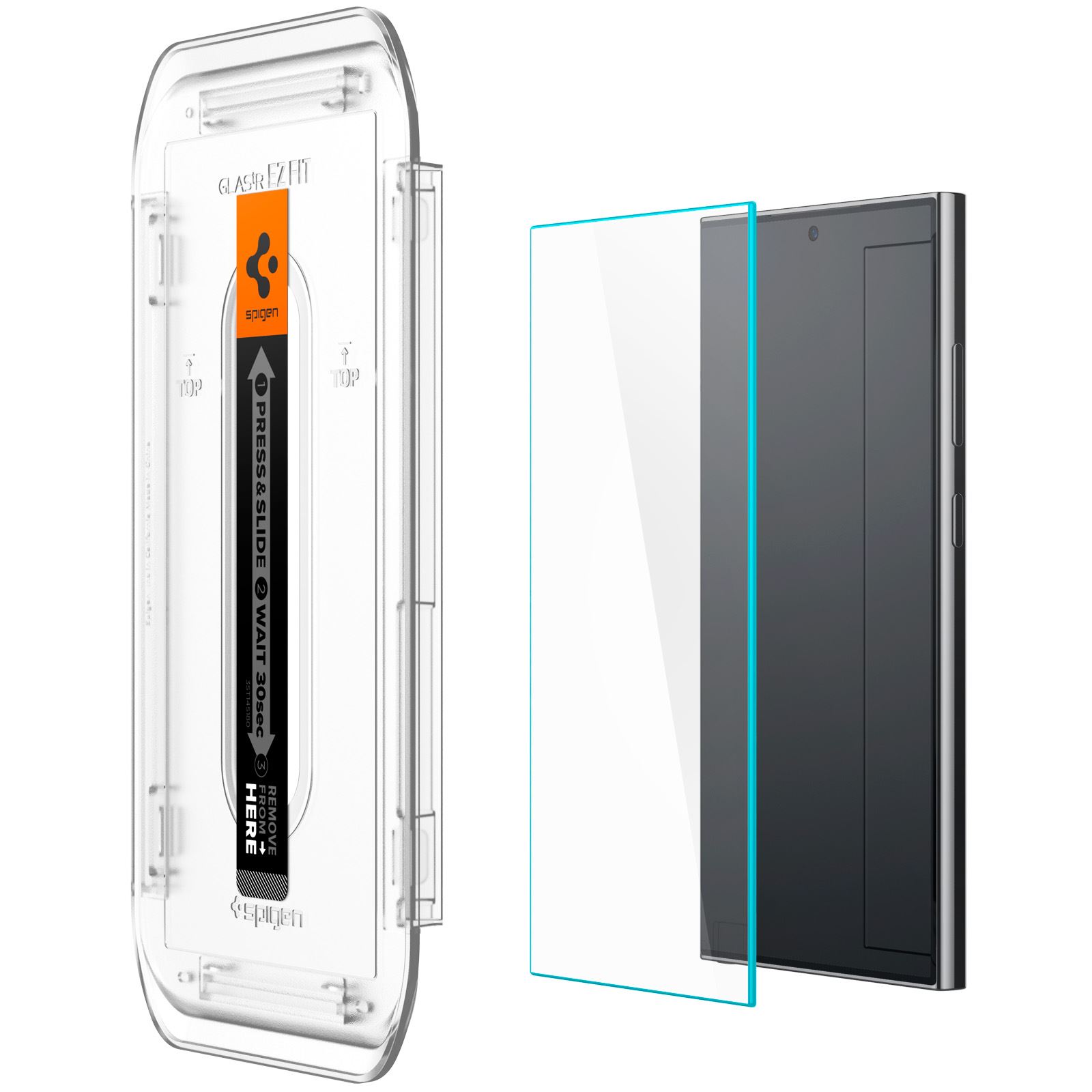 Spigen Glass tR EZ Fit HD Transparency 2 Pack - Samsung Galaxy S24 Ultra (6)
