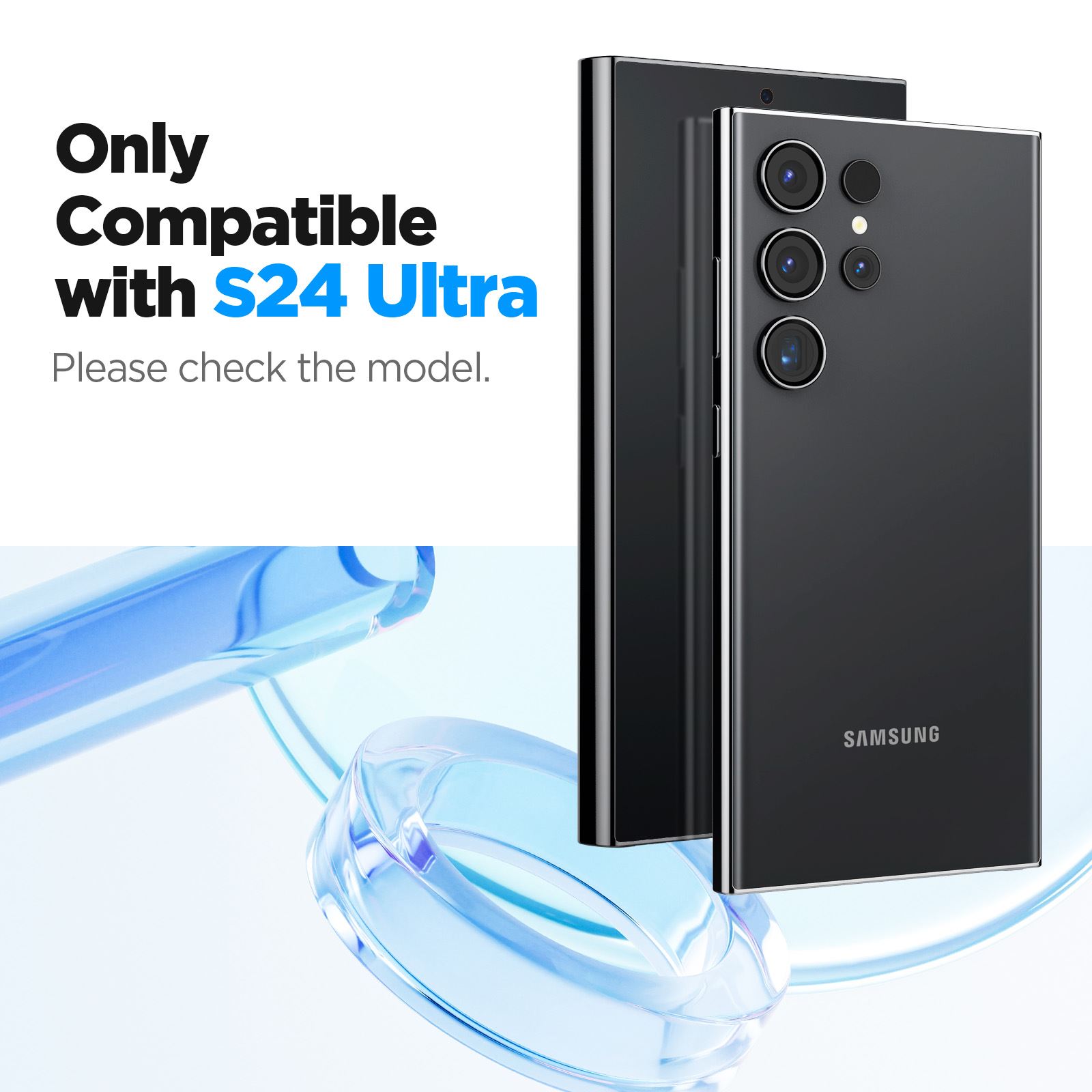 Spigen Glass tR EZ Fit HD Transparency 2 Pack - Samsung Galaxy S24 Ultra (8)