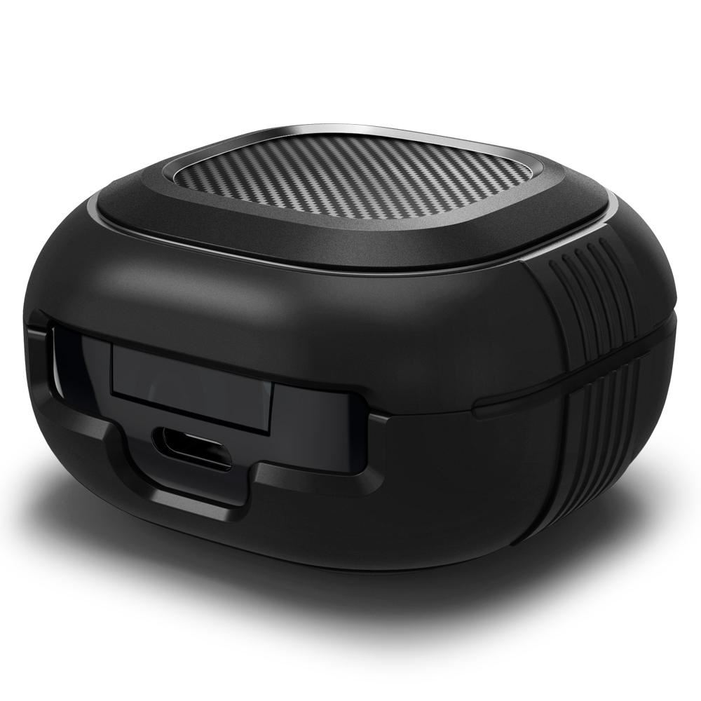 Spigen Rugged Armor, black - Samsung Galaxy Buds FE/Buds 2/Buds Pro 2/Buds Pro/Buds Live (4)