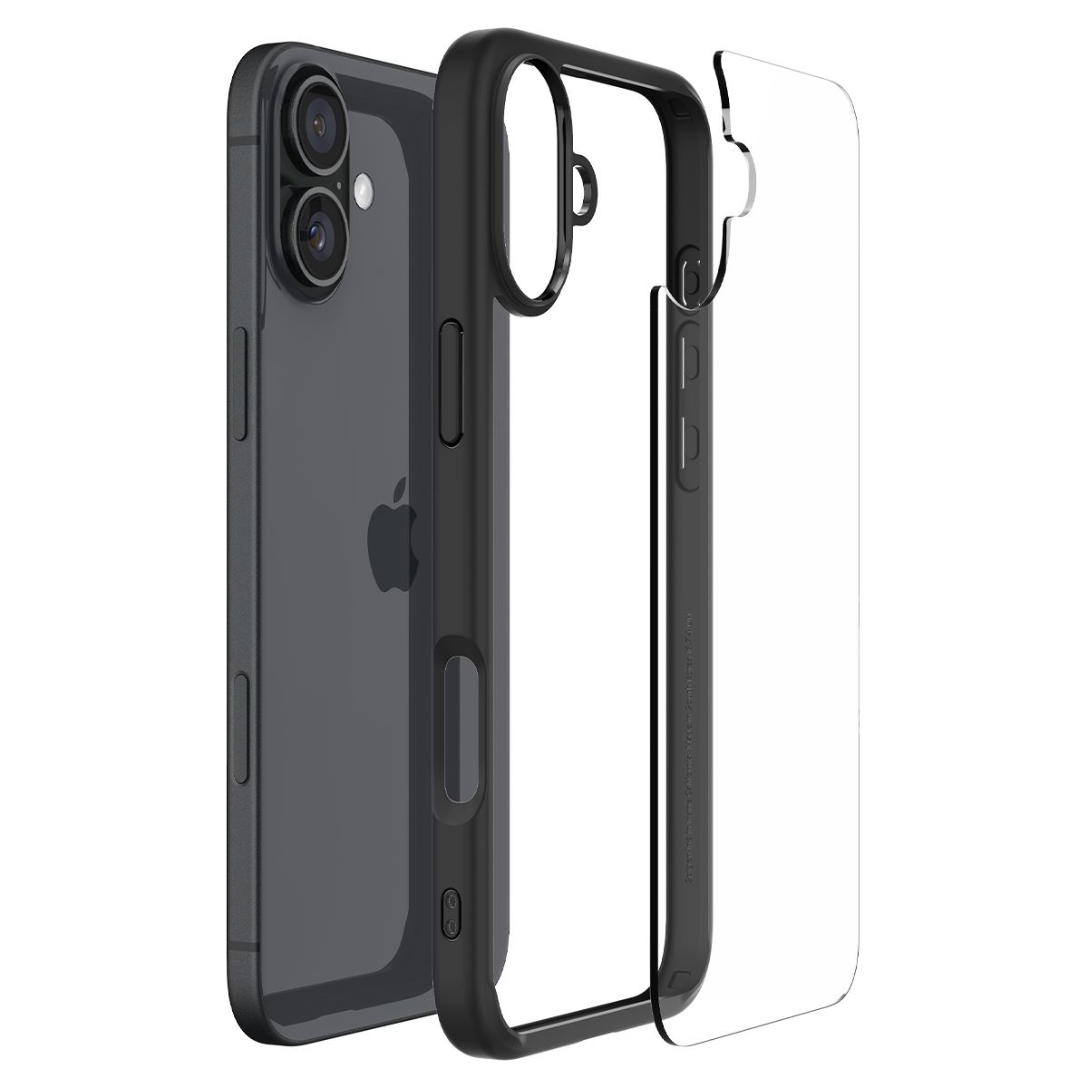 Spigen Ultra Hybrid, matte black - iPhone 16 Plus (7)