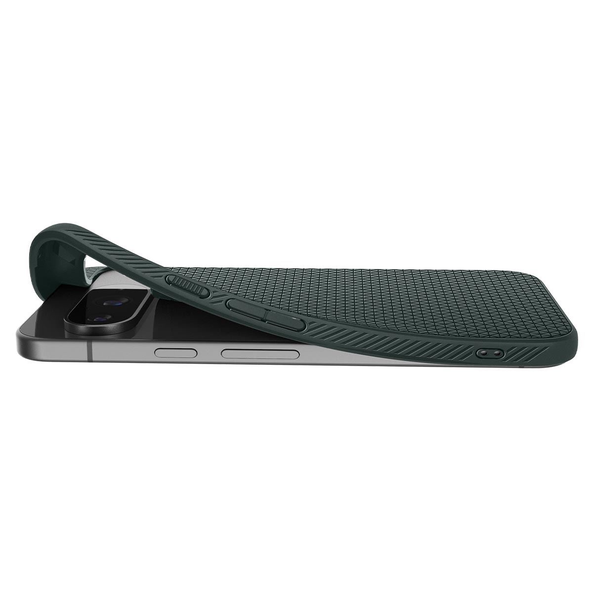 Spigen Liquid Air, abyss green - Google Pixel 9 Pro/Pixel 9 (11)
