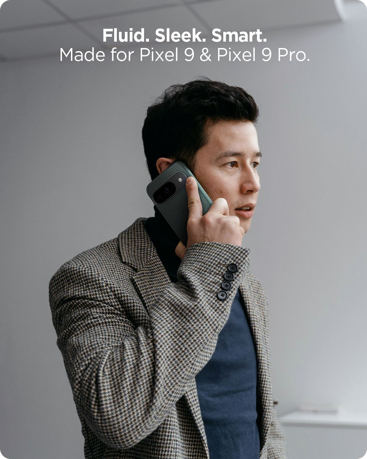 Spigen Liquid Air, abyss green - Google Pixel 9 Pro/Pixel 9 (13)
