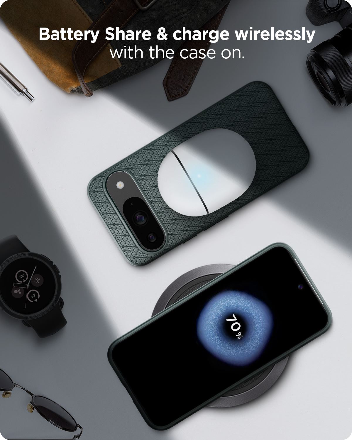 Spigen Liquid Air, abyss green - Google Pixel 9 Pro/Pixel 9 (16)