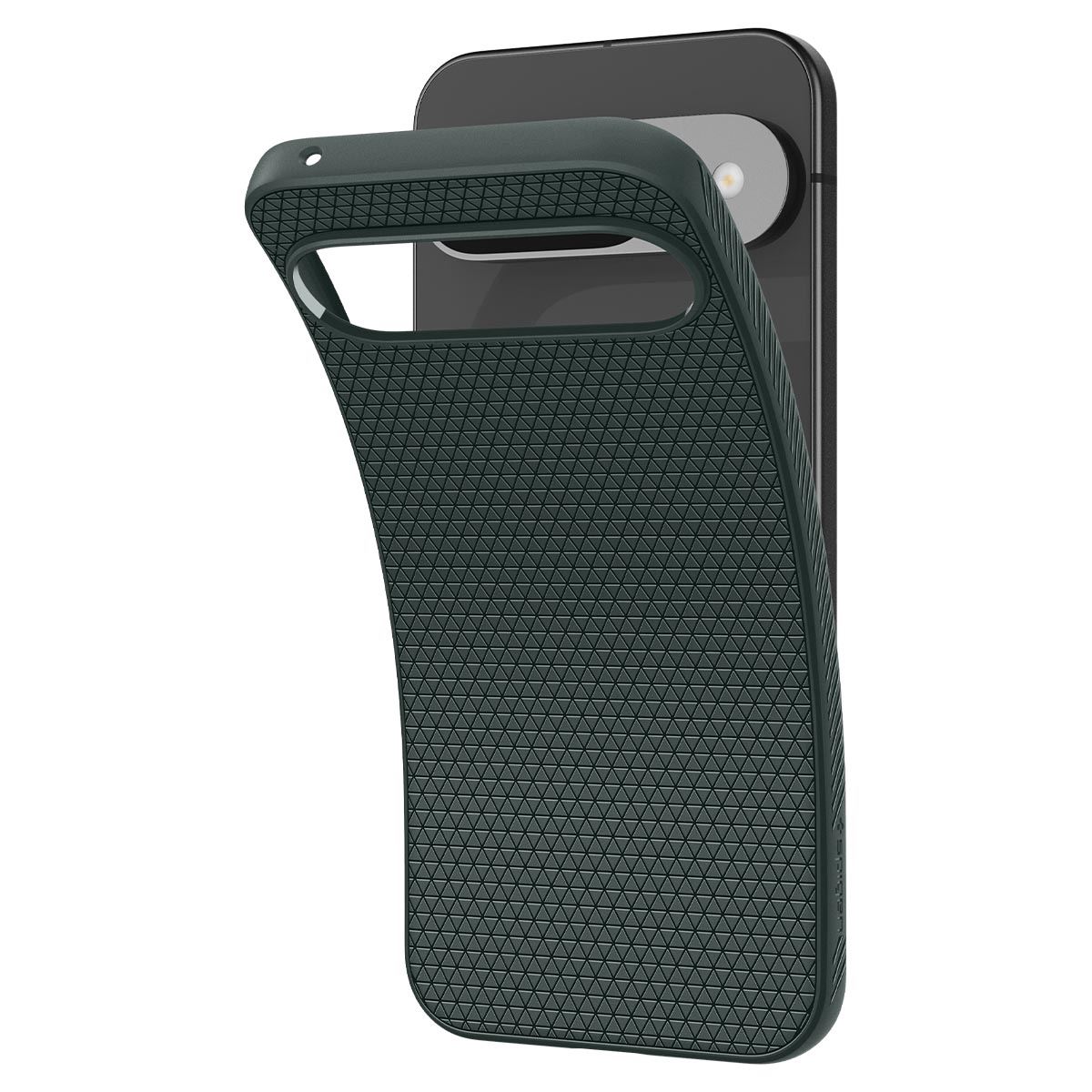 Spigen Liquid Air, abyss green - Google Pixel 9 Pro/Pixel 9 (7)