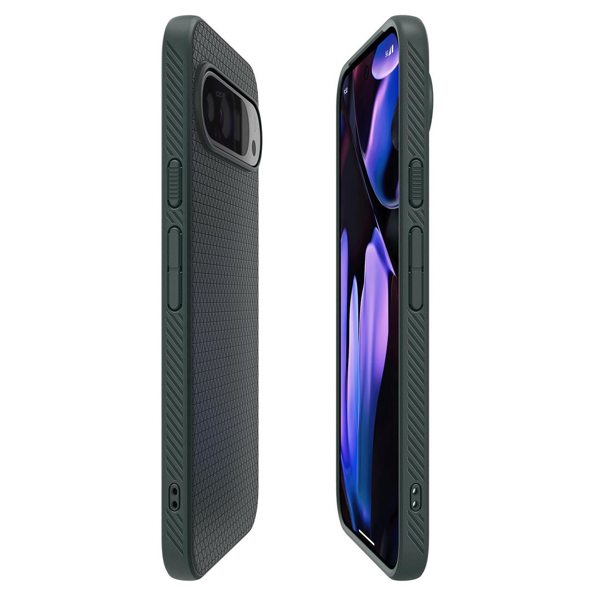 Spigen Liquid Air, abyss green - Google Pixel 9 Pro/Pixel 9 (8)