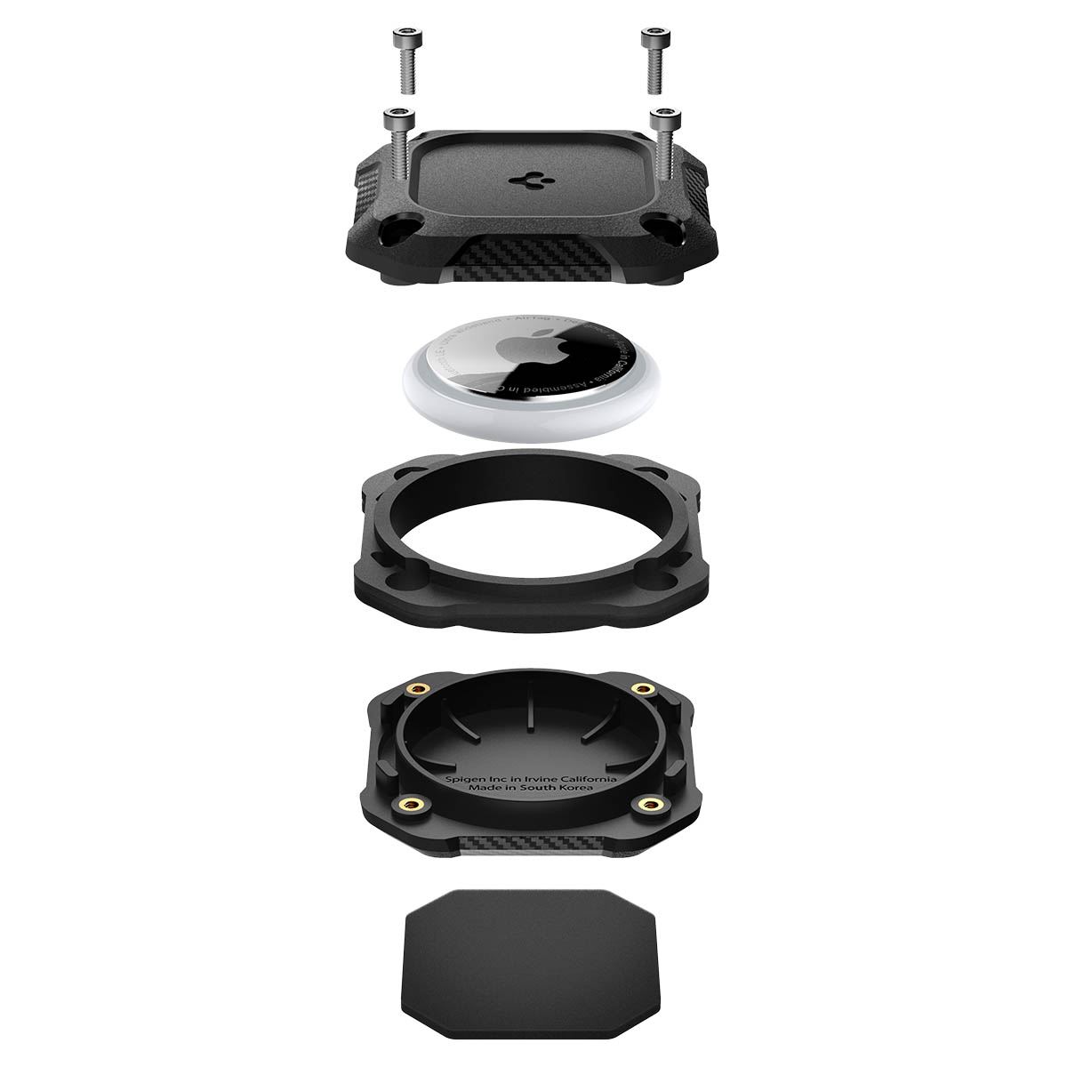 Spigen Tough Armor IP 4 Pack, black - AirTag (6)