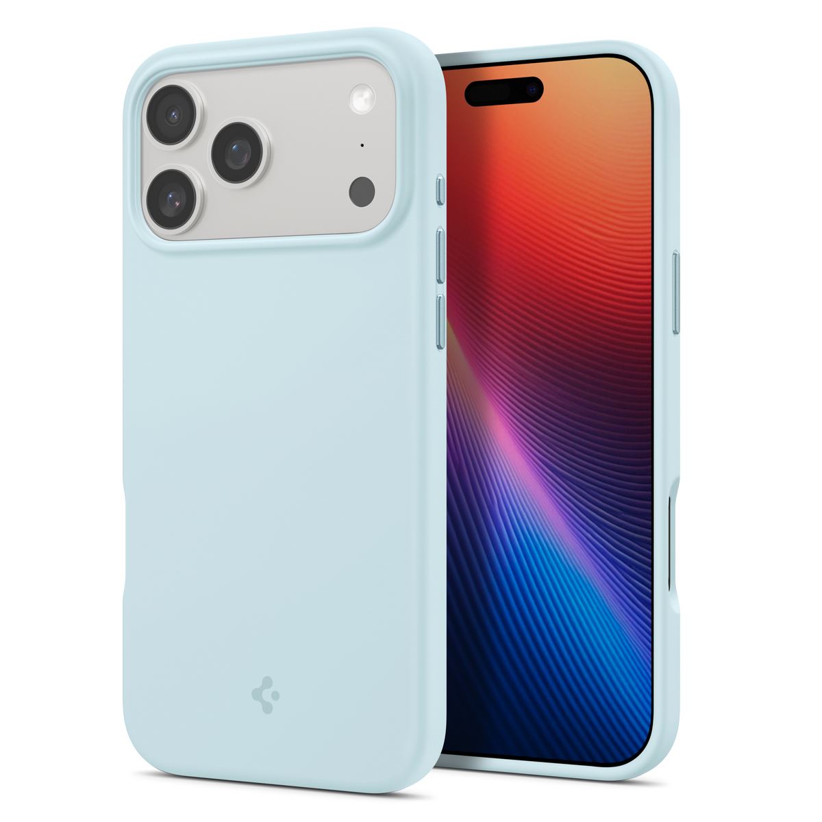 Spigen Silicone Fit MagSafe, mute blue - iPhone 17 Pro Max