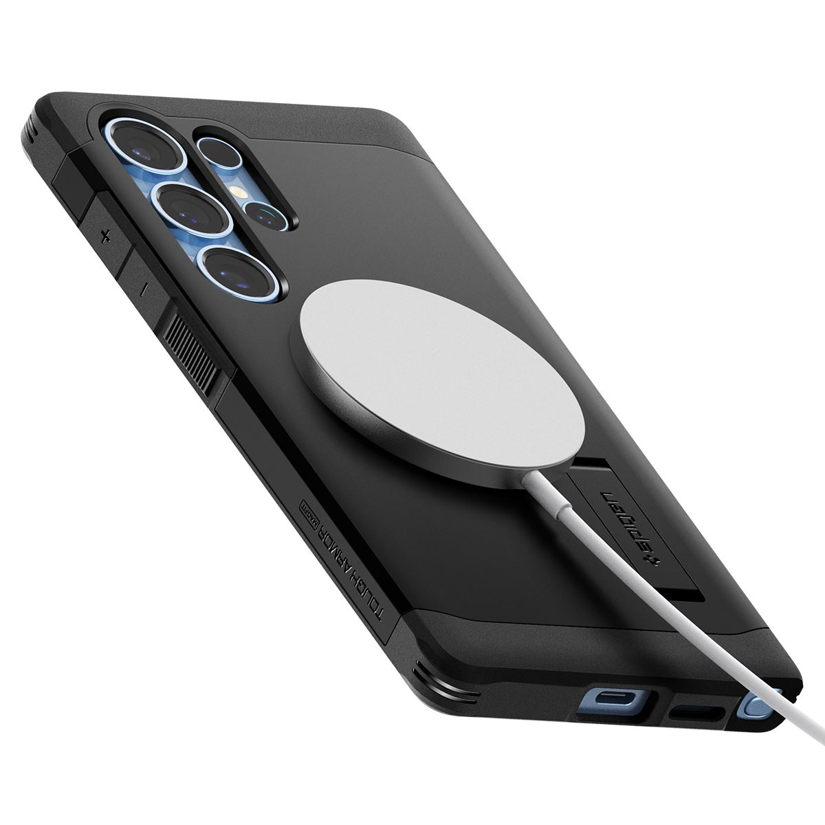 Spigen Tough Armor MagSafe, black - Samsung Galaxy S25 Ultra (8)