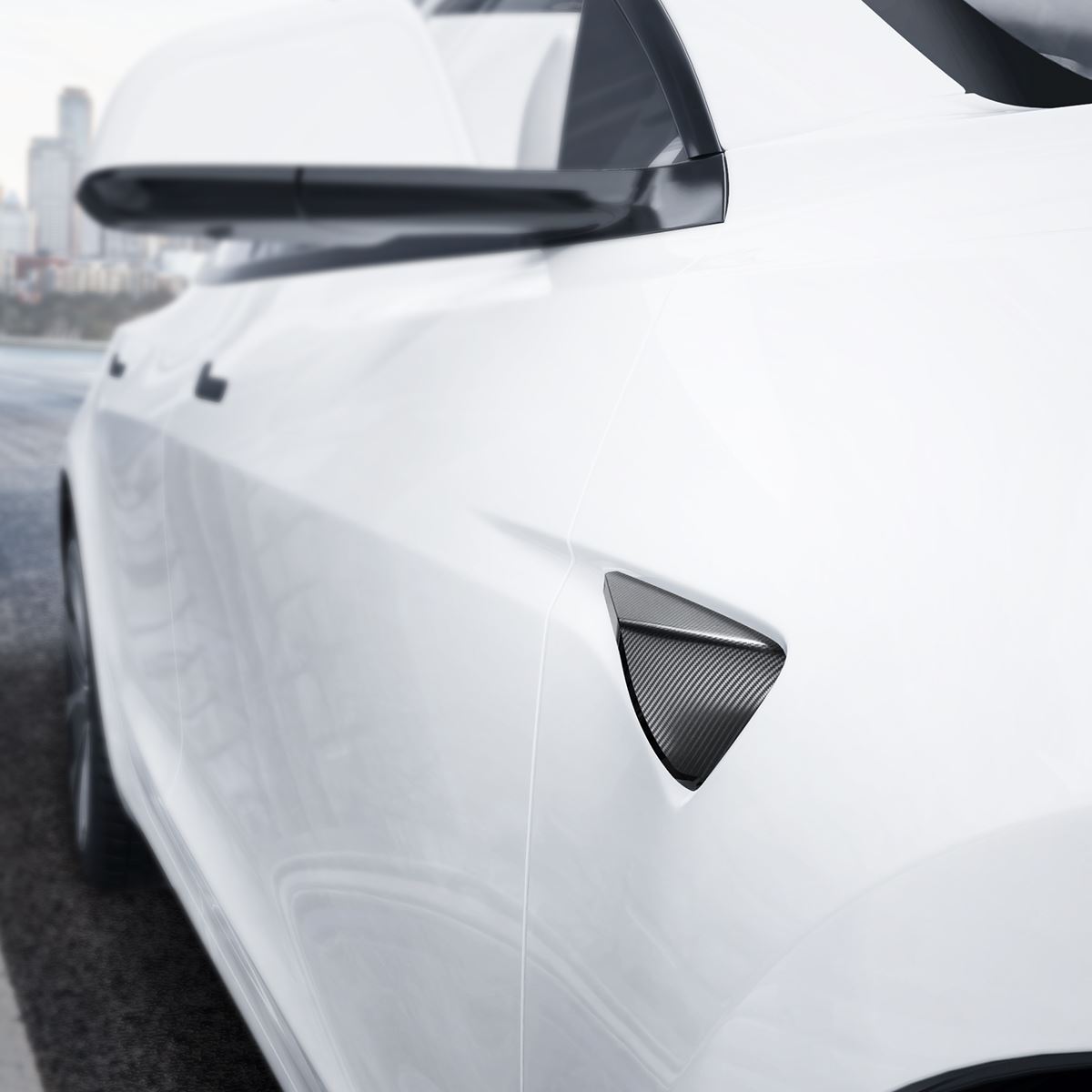 Spigen Tesla Side Camera Protection Cover, carbon - Tesla Model Y/3 (3)