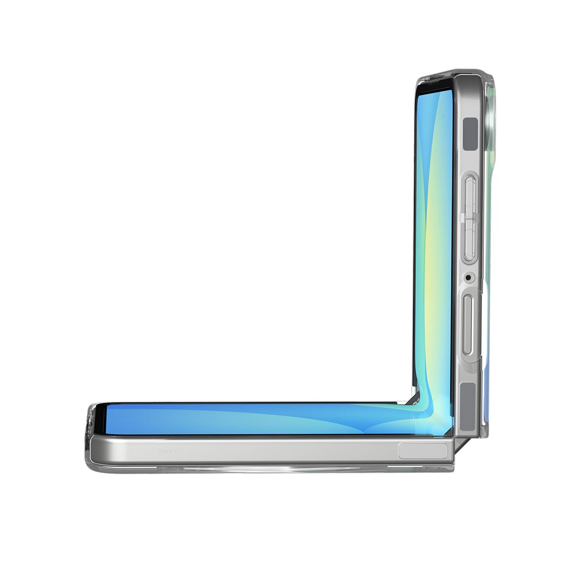 Spigen Air Skin MagSafe, clear white - Samsung Galaxy Z Flip7 (17)