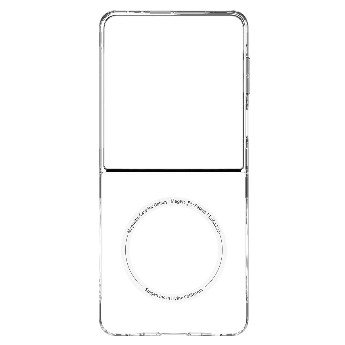 Spigen Air Skin MagSafe, clear white - Samsung Galaxy Z Flip7 (4)