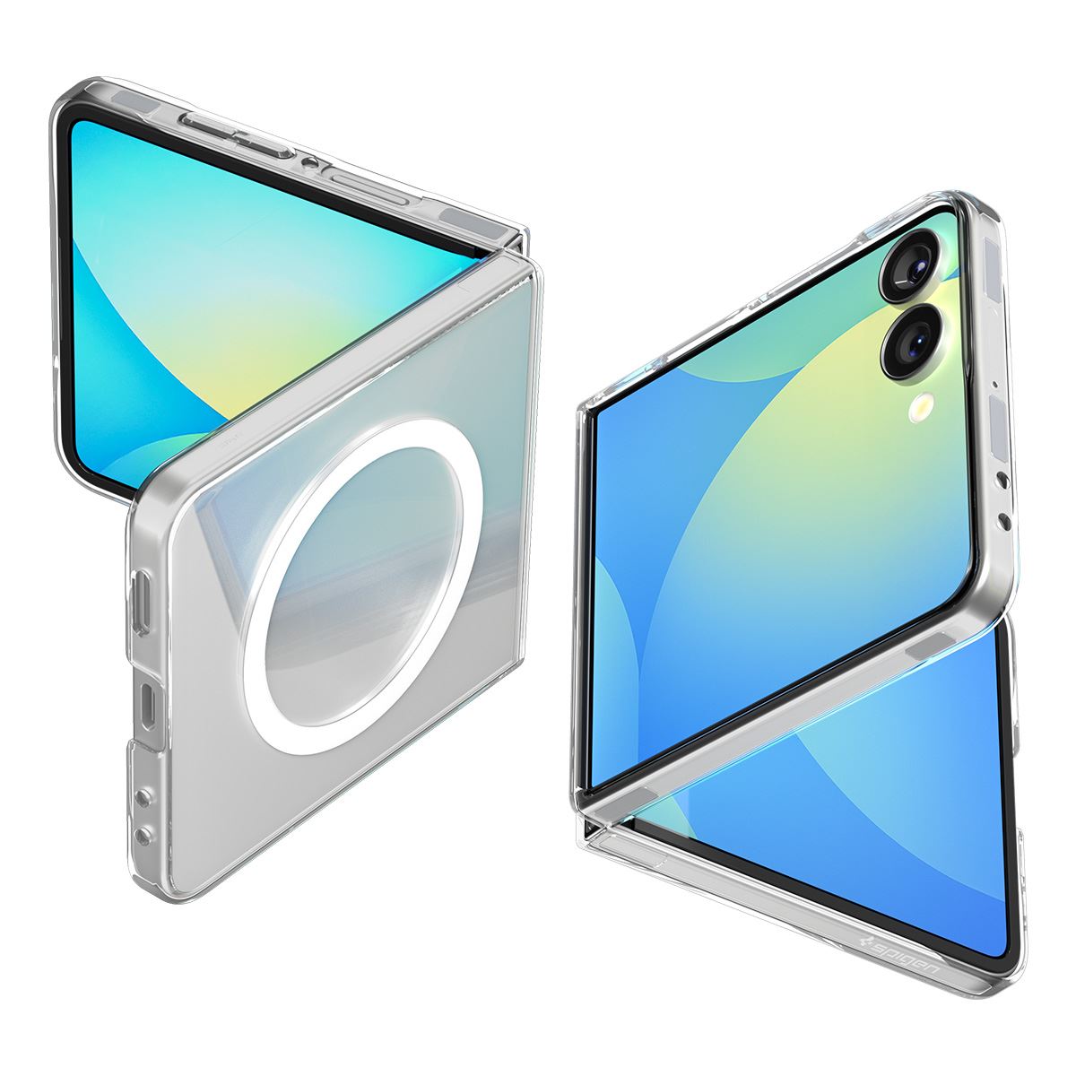 Spigen Air Skin MagSafe, clear white - Samsung Galaxy Z Flip7 (6)