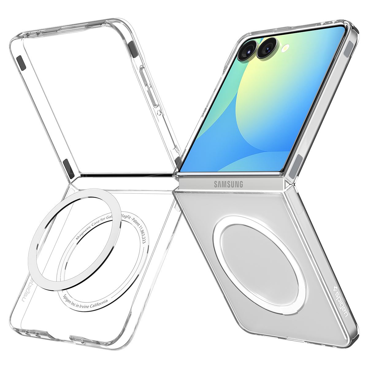 Spigen Air Skin MagSafe, clear white - Samsung Galaxy Z Flip7