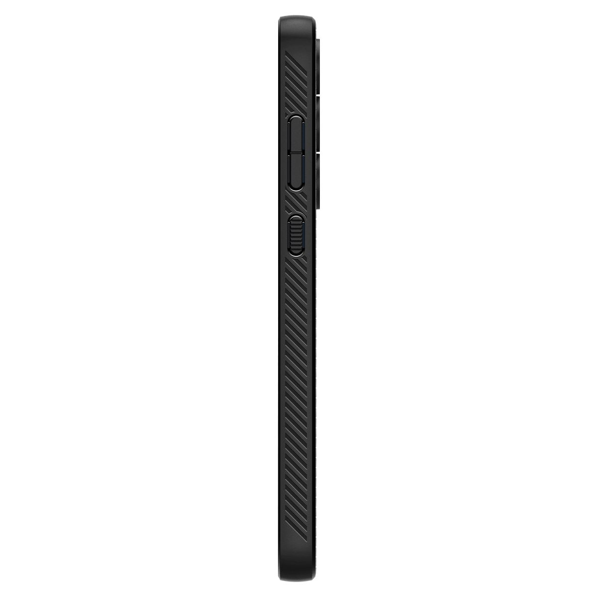Spigen Liquid Air, matte black - Samsung Galaxy A55 (4)