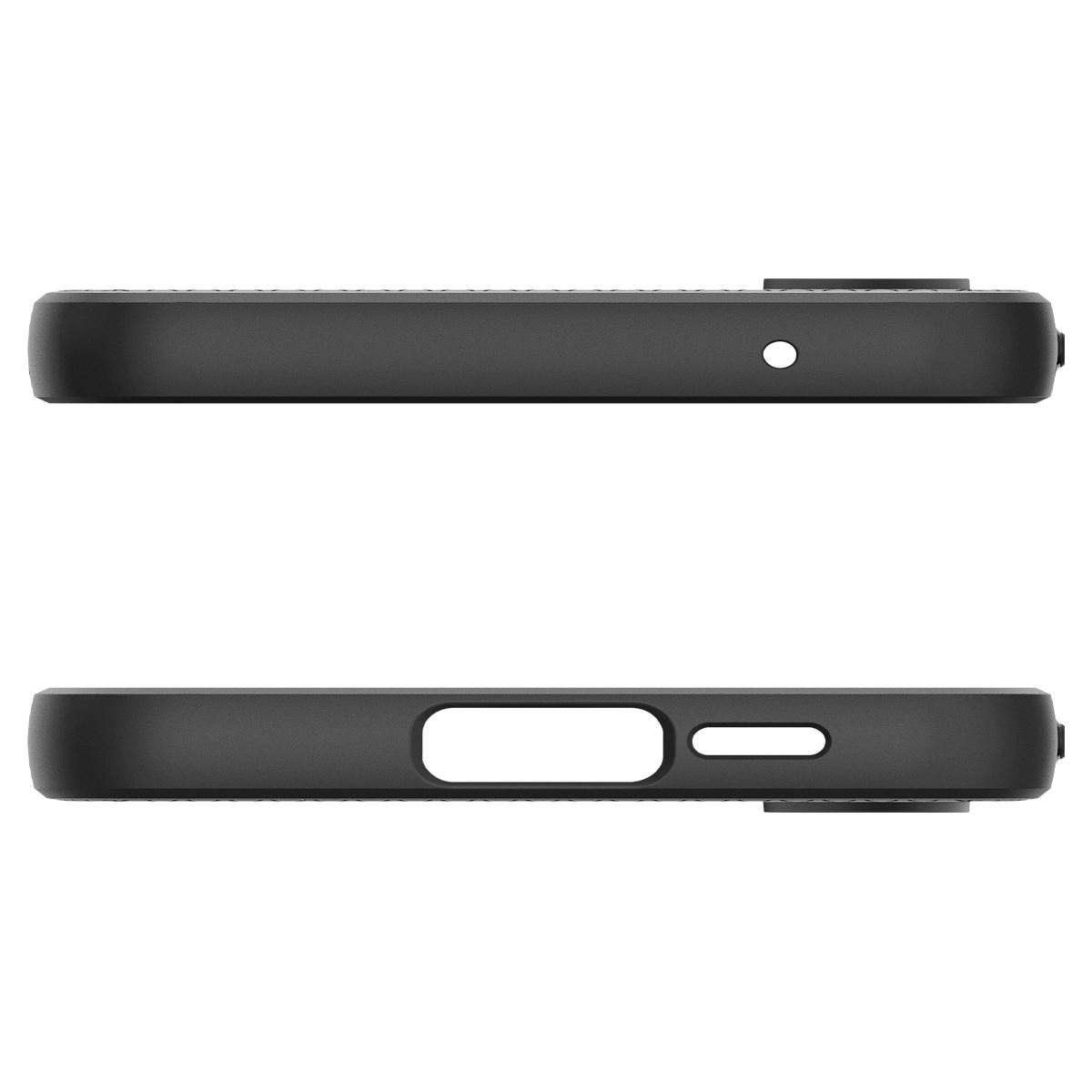 Spigen Liquid Air, matte black - Samsung Galaxy A55 (5)