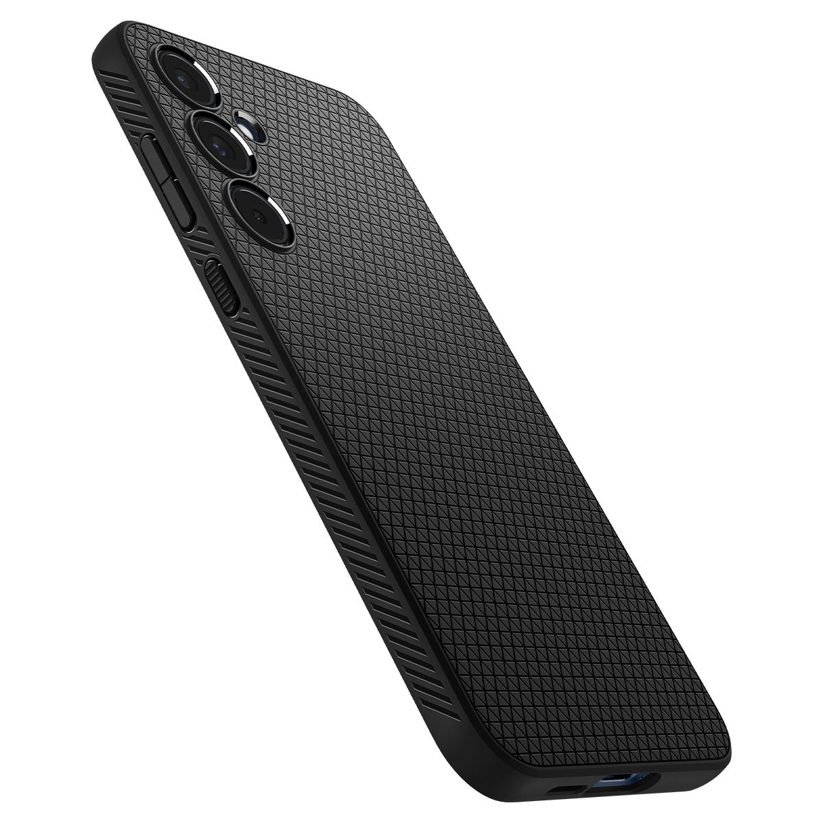 Spigen Liquid Air, matte black - Samsung Galaxy A55 (7)