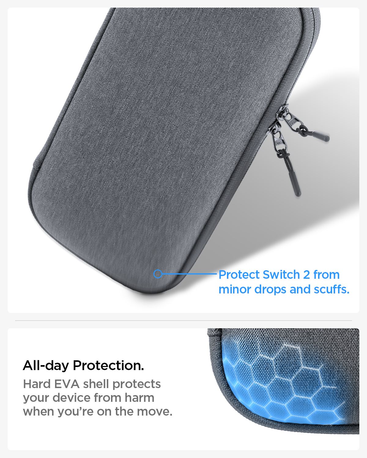 Spigen Klasden Pouch, charcoal gray - Nintendo Switch 2 (19)