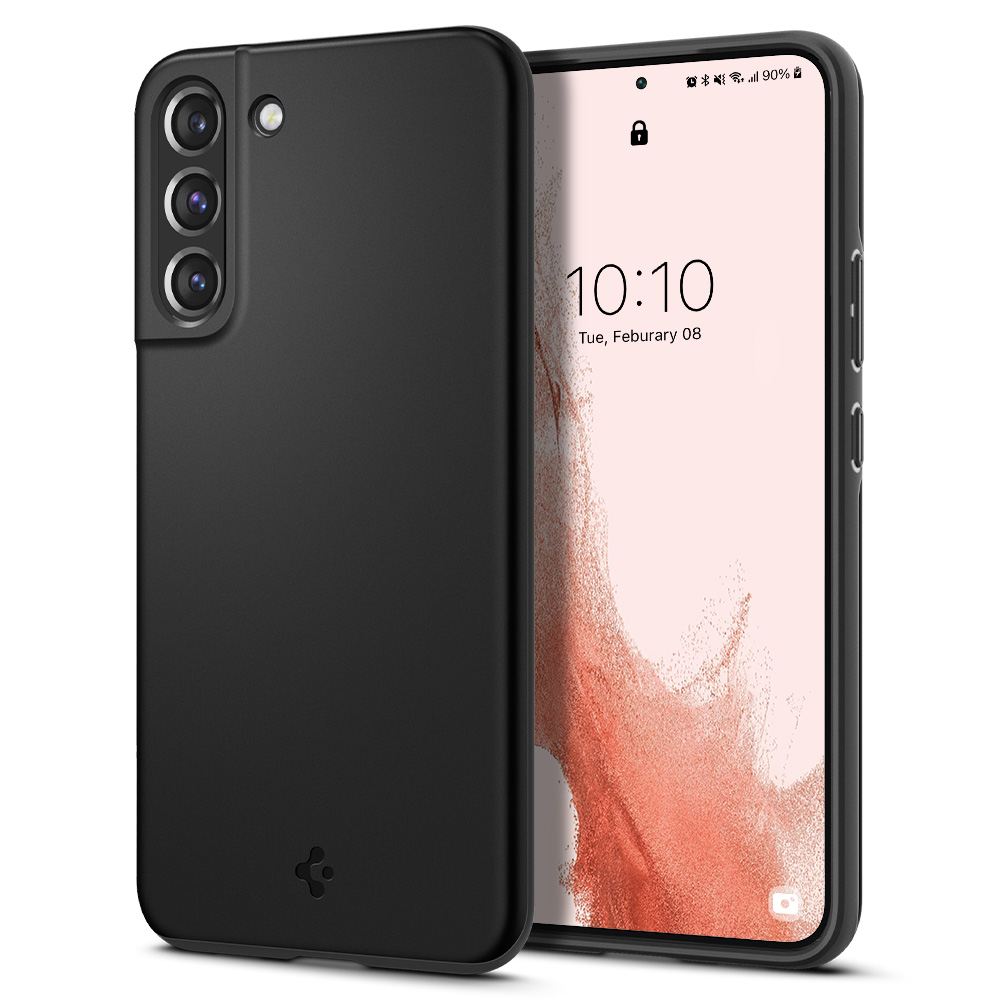 Spigen Thin Fit, black - Samsung Galaxy S22 (1)