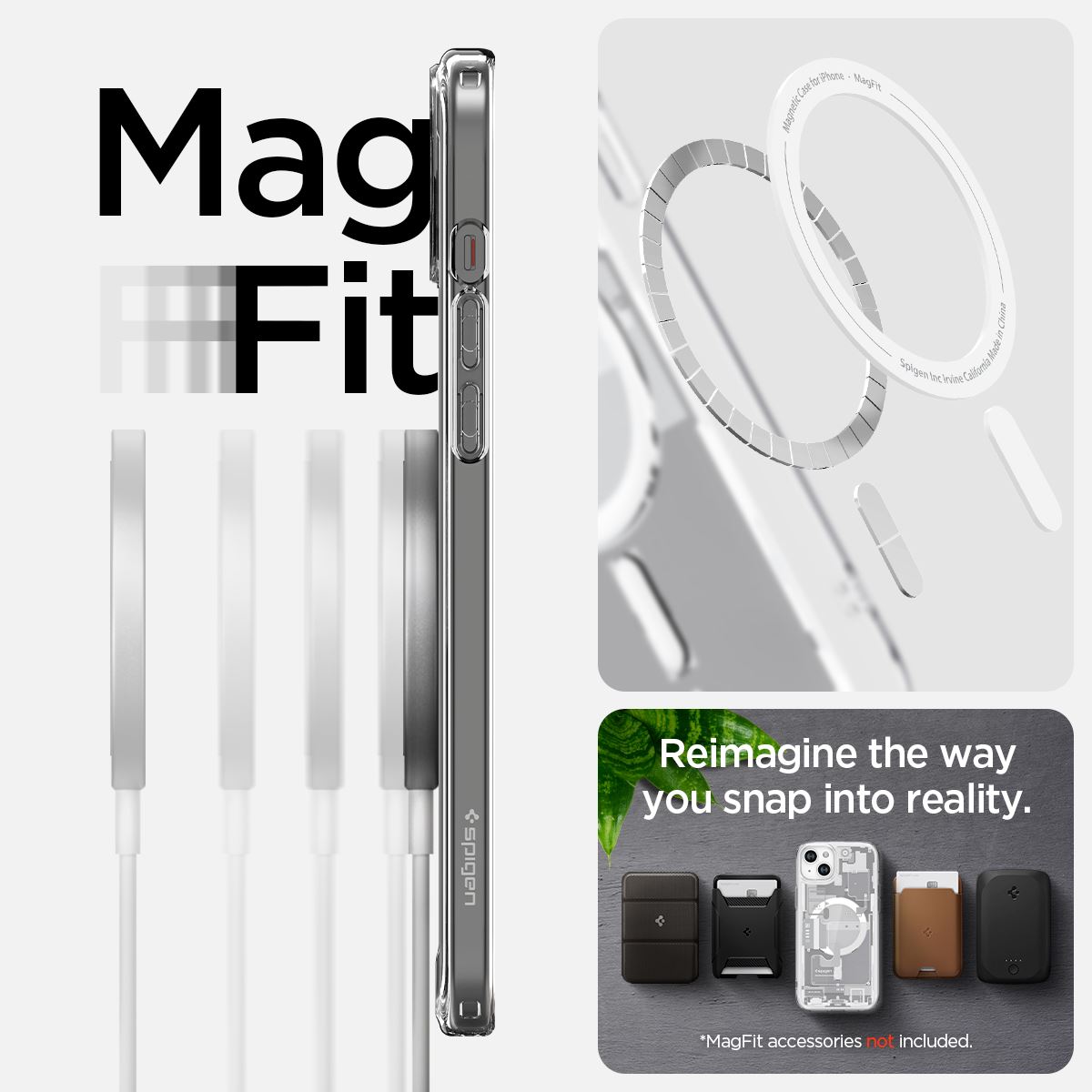 Spigen Ultra Hybrid MagSafe, zero one white - iPhone 15 Plus (14)