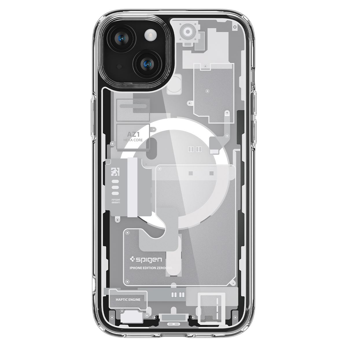 Spigen Ultra Hybrid MagSafe, zero one white - iPhone 15 Plus (2)
