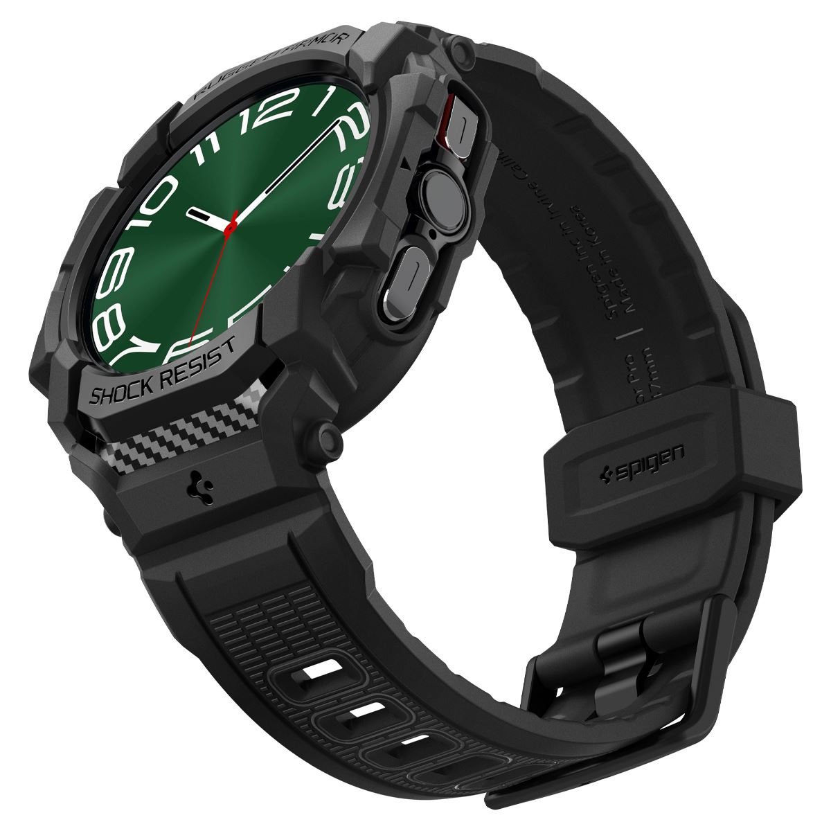 Spigen Rugged Armor Pro, matte black - Samsung Galaxy Watch Ultra (11)
