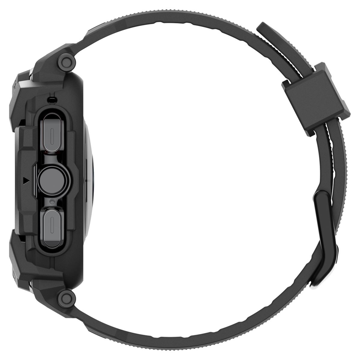 Spigen Rugged Armor Pro, matte black - Samsung Galaxy Watch Ultra (5)