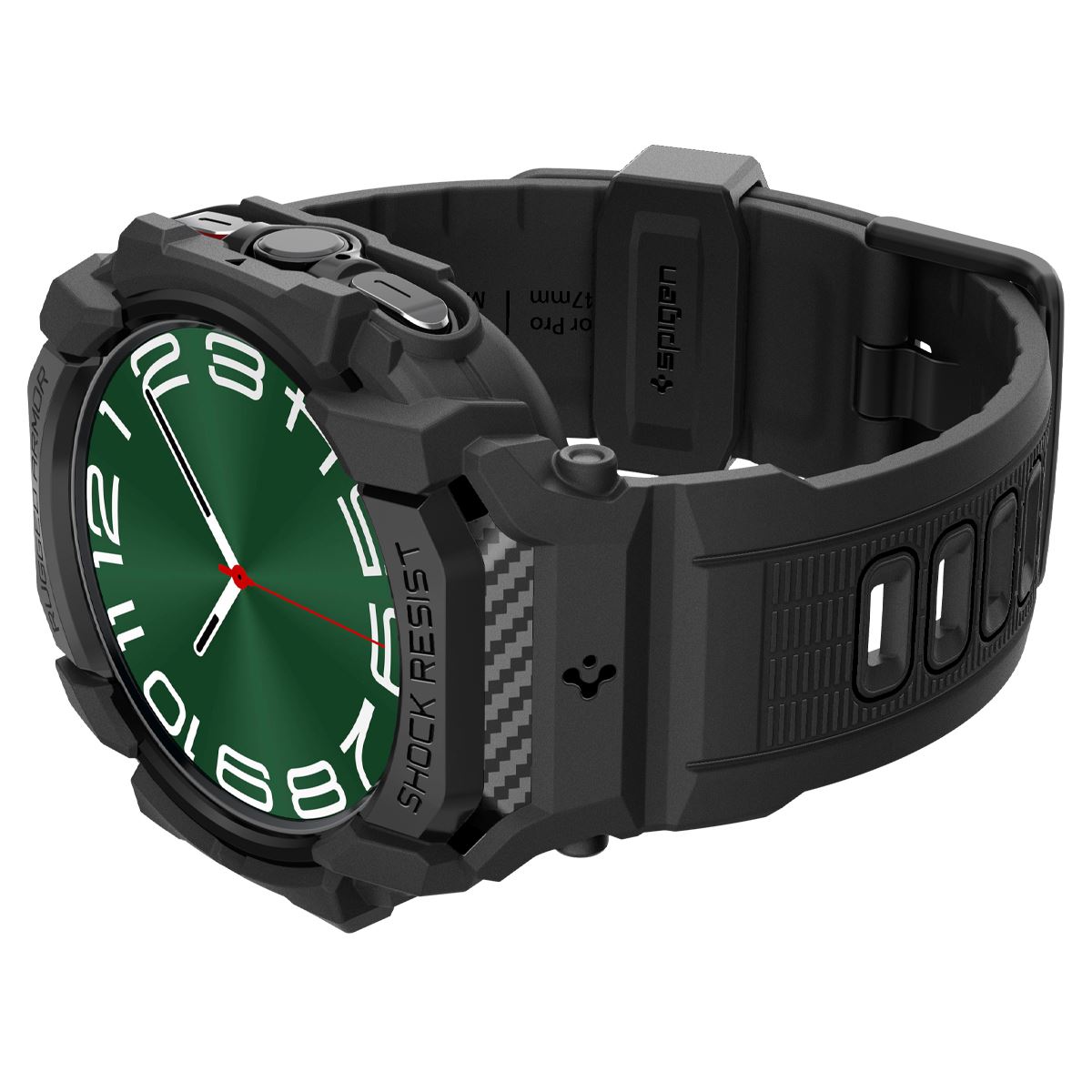Spigen Rugged Armor Pro, matte black - Samsung Galaxy Watch Ultra (9)