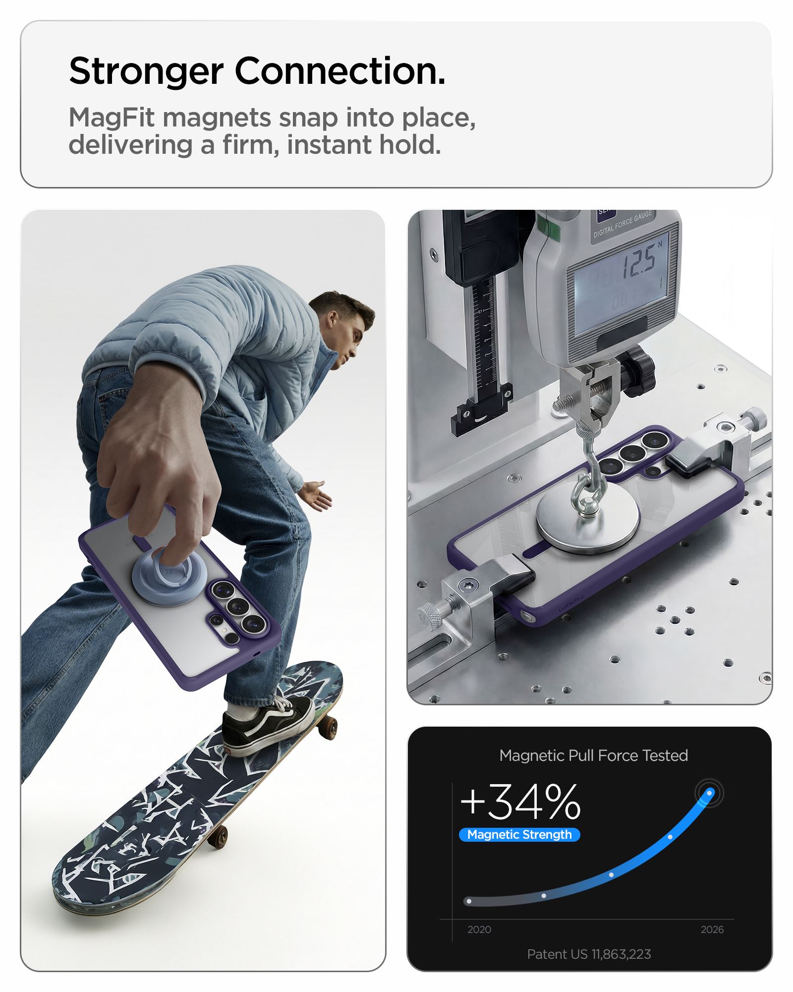 Spigen Ultra Hybrid MagSafe, deep purple - Samsung Galaxy S26 Ultra (18)