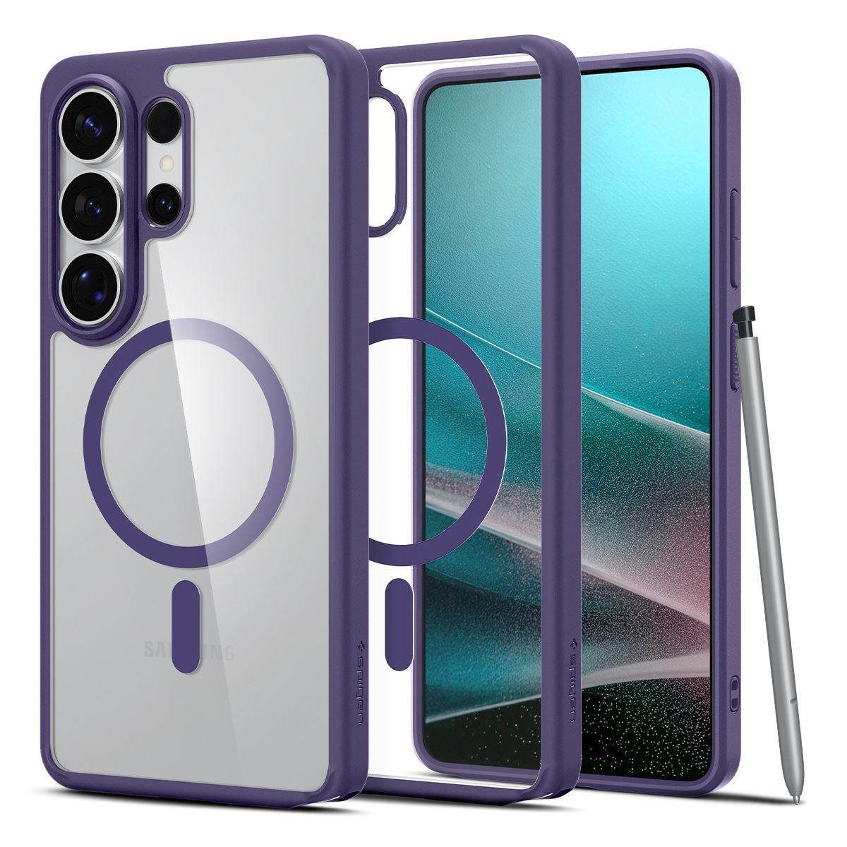 Spigen Ultra Hybrid MagSafe, deep purple - Samsung Galaxy S26 Ultra