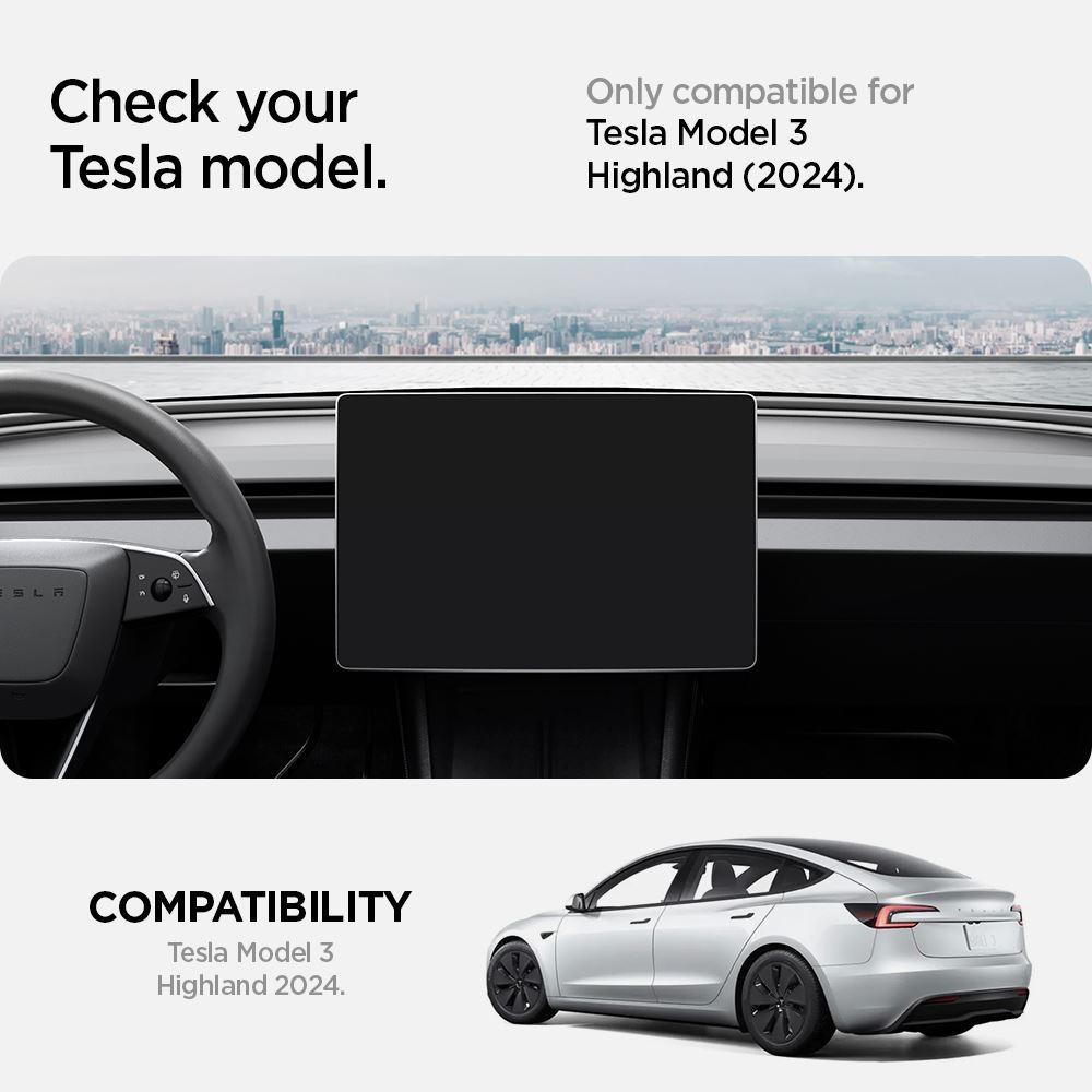 Spigen Tesla Air Freshener Adapter, black - Tesla Model 3 2024 (8)