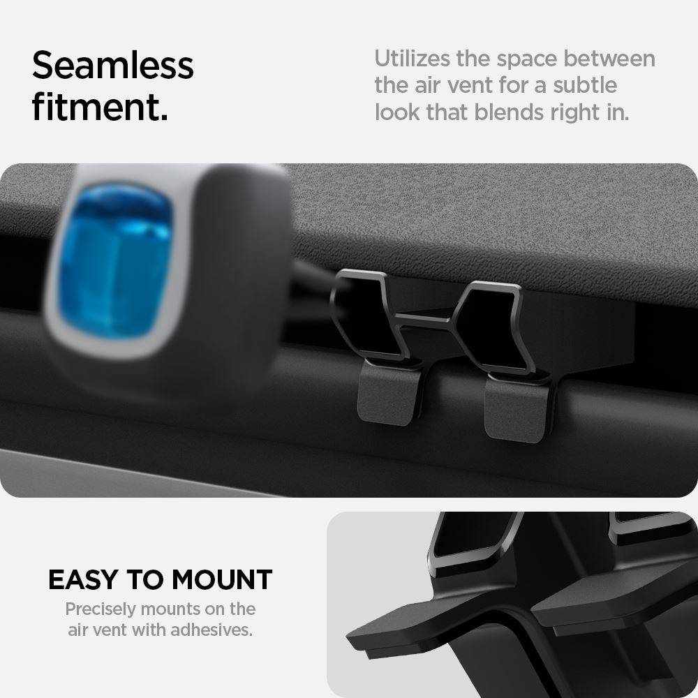 Spigen Tesla Air Freshener Adapter, black - Tesla Model 3 2024 (9)