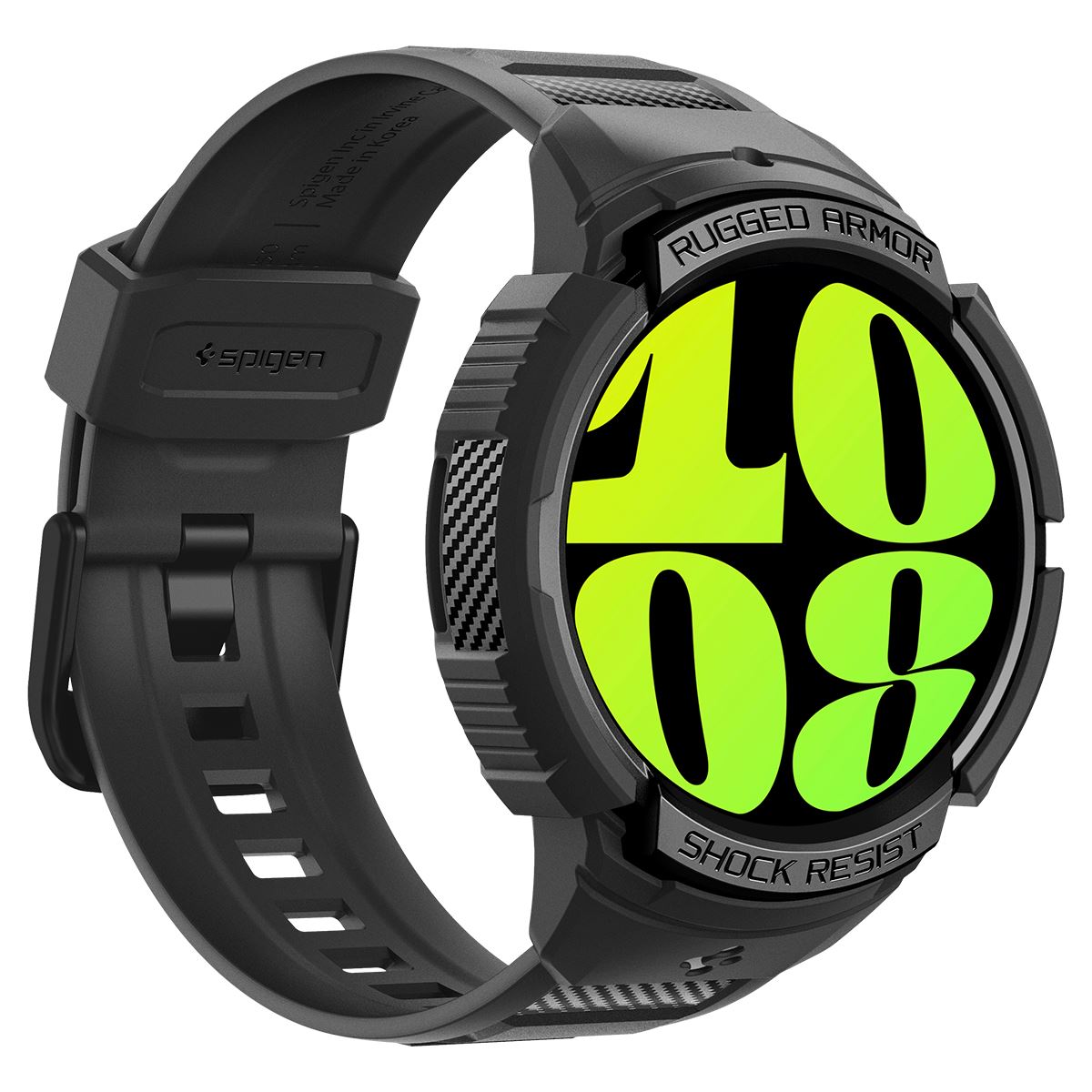 Spigen Rugged Armor Pro, black - Samsung Galaxy Watch6 44mm (3)