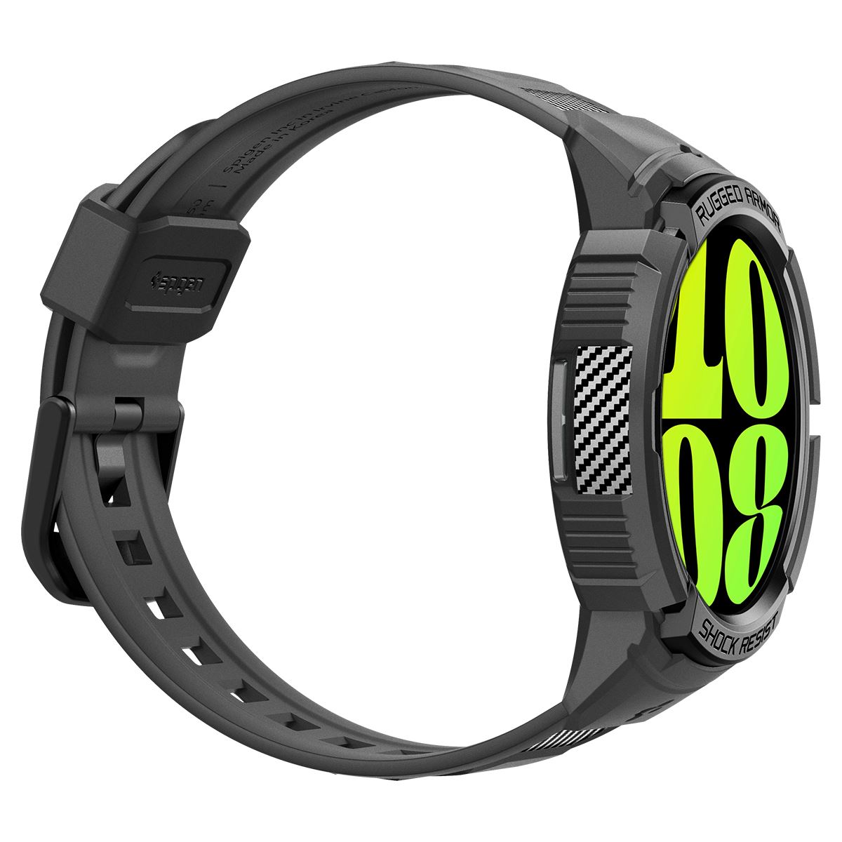 Spigen Rugged Armor Pro, black - Samsung Galaxy Watch6 44mm (6)
