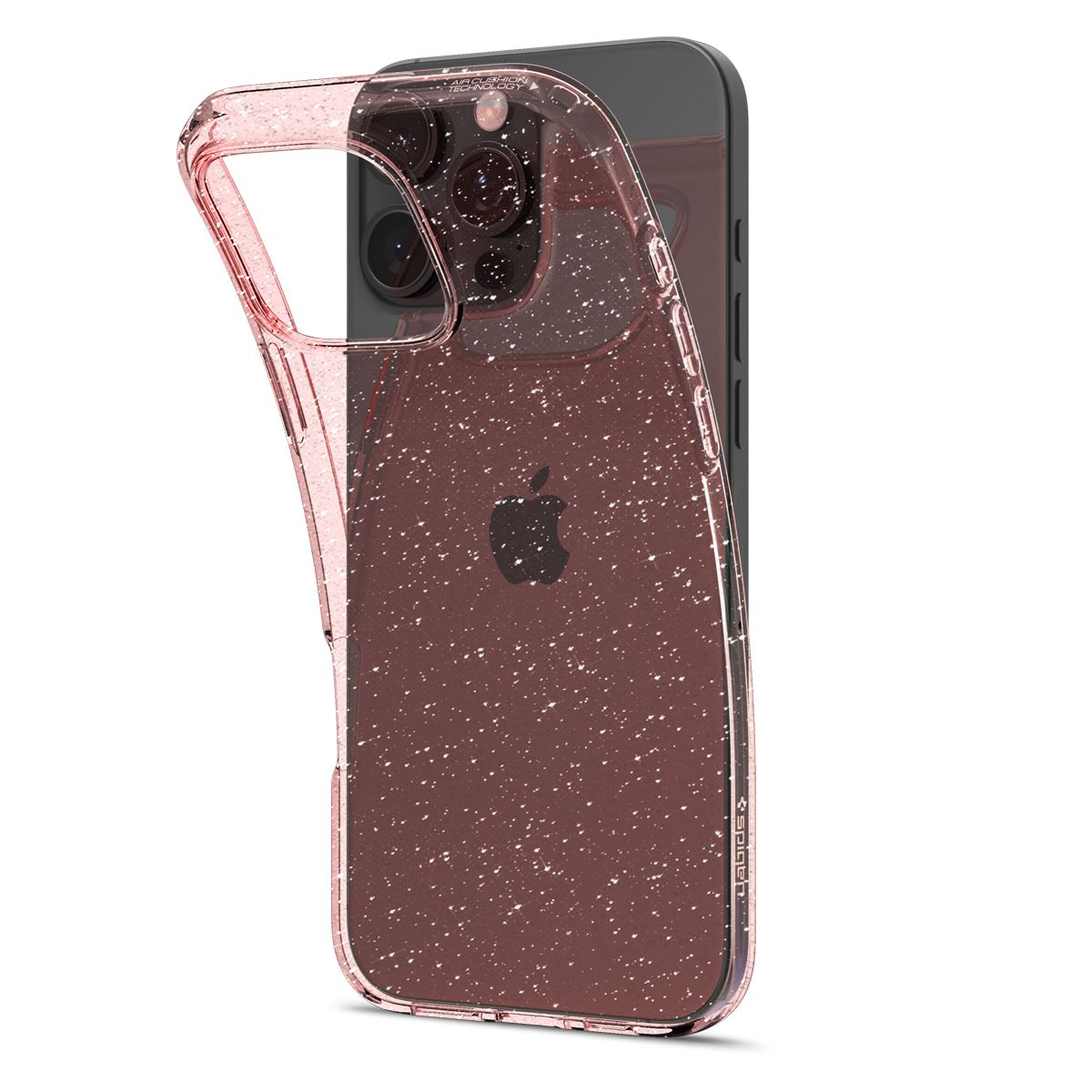 Spigen Liquid Crystal Glitter, Rose Quartz - iPhone 16 Pro (2)