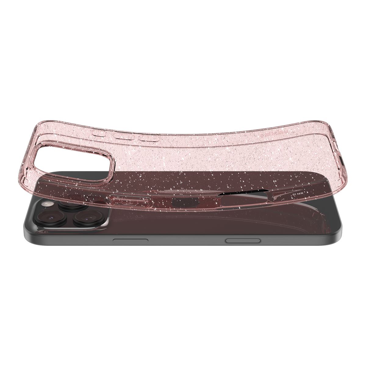 Spigen Liquid Crystal Glitter, Rose Quartz - iPhone 16 Pro (4)